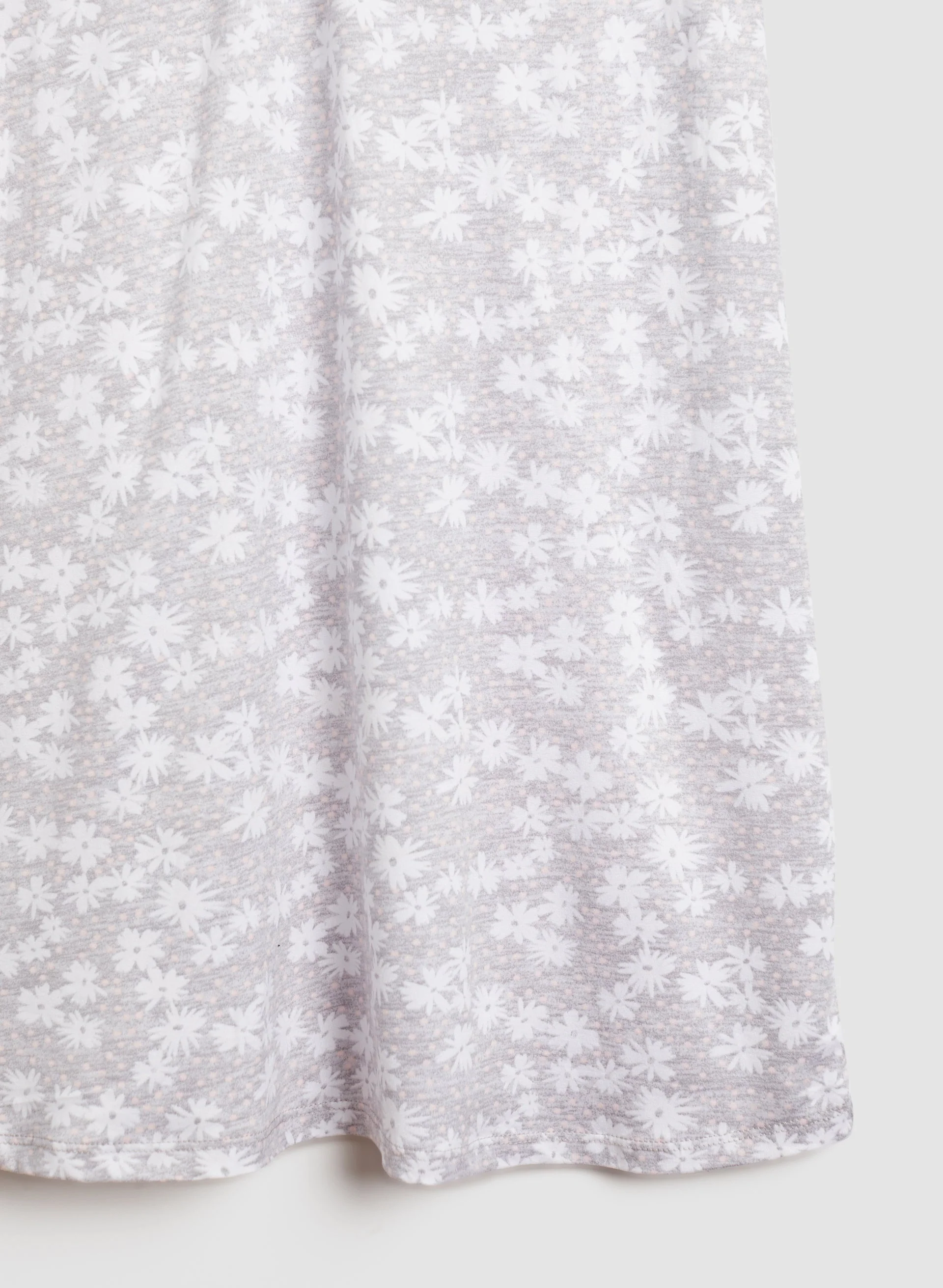 Floral Dot Print Nightgown - Image 7