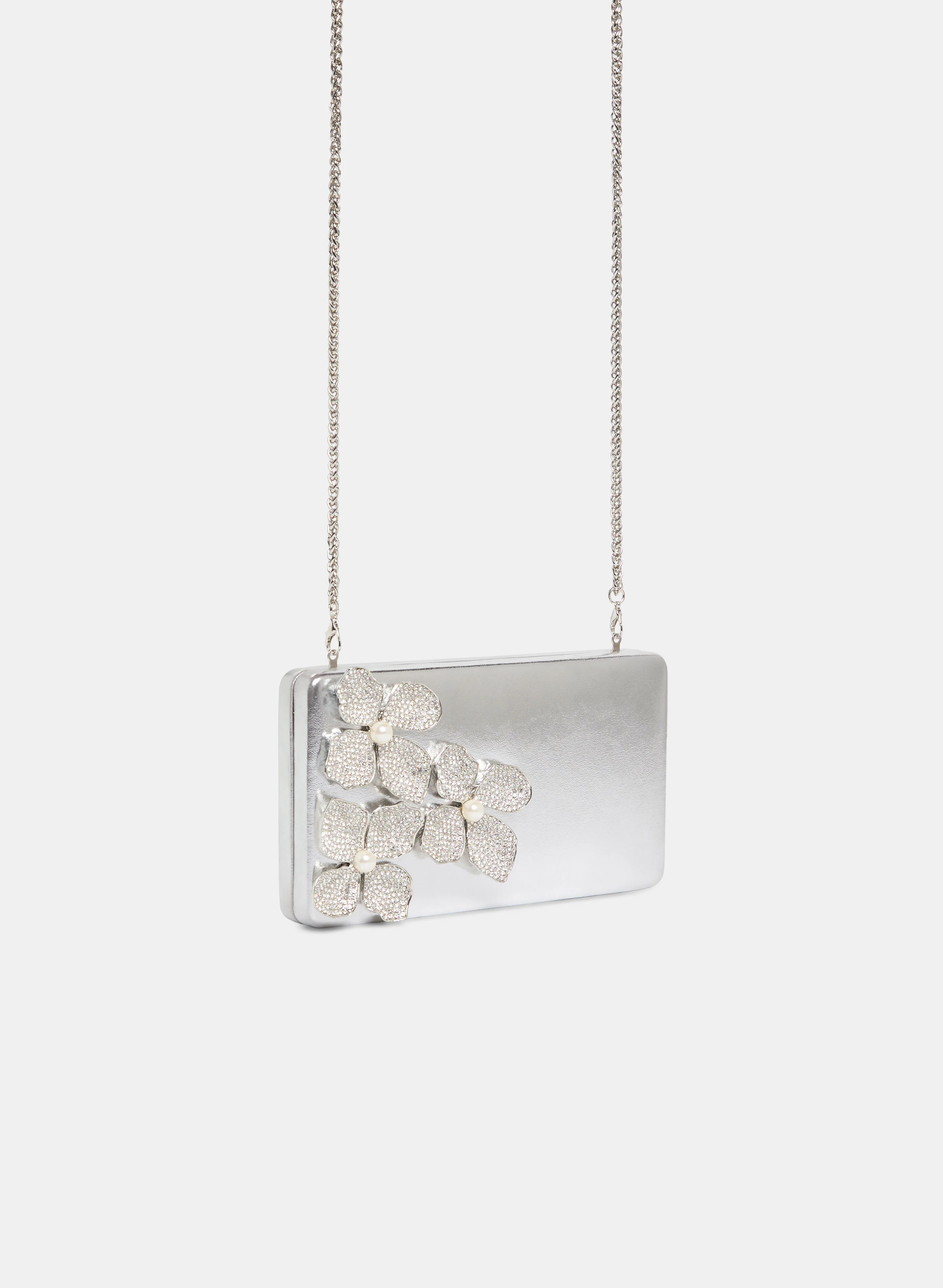 Floral Embellished Box Clutch - Image 4