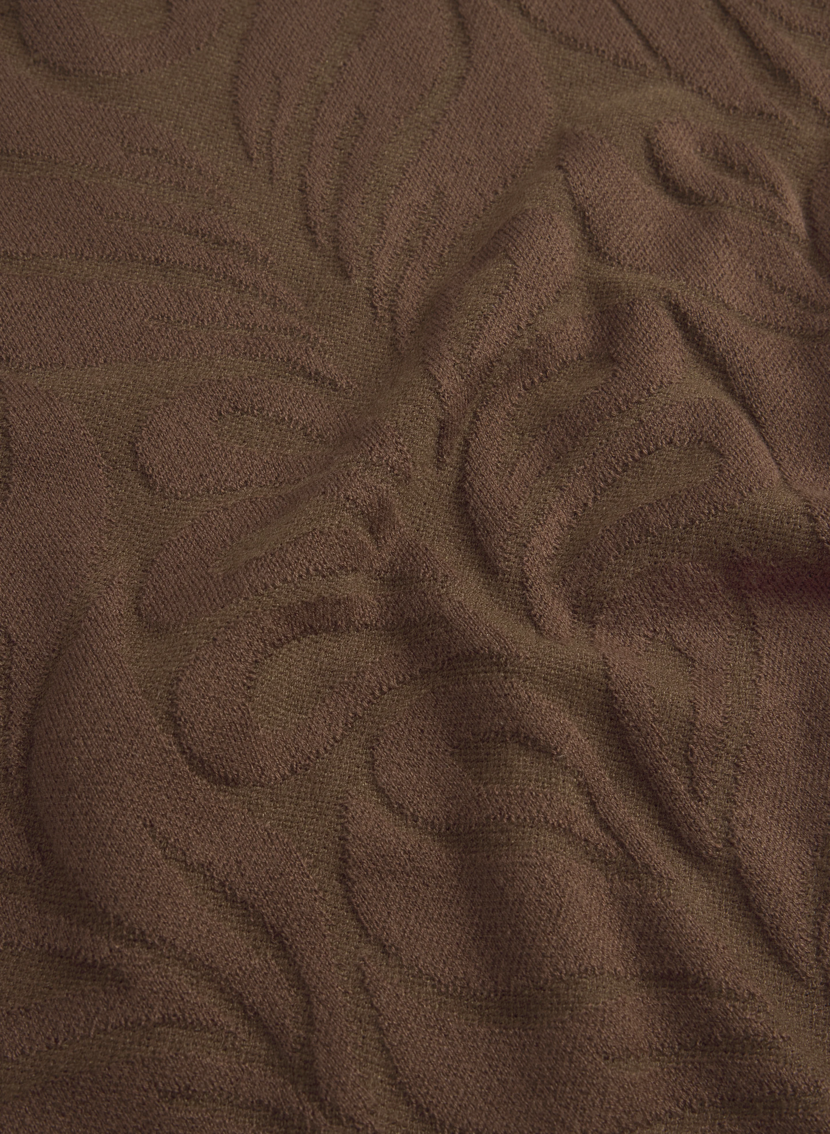 Floral Embossed Sweater - Image 7