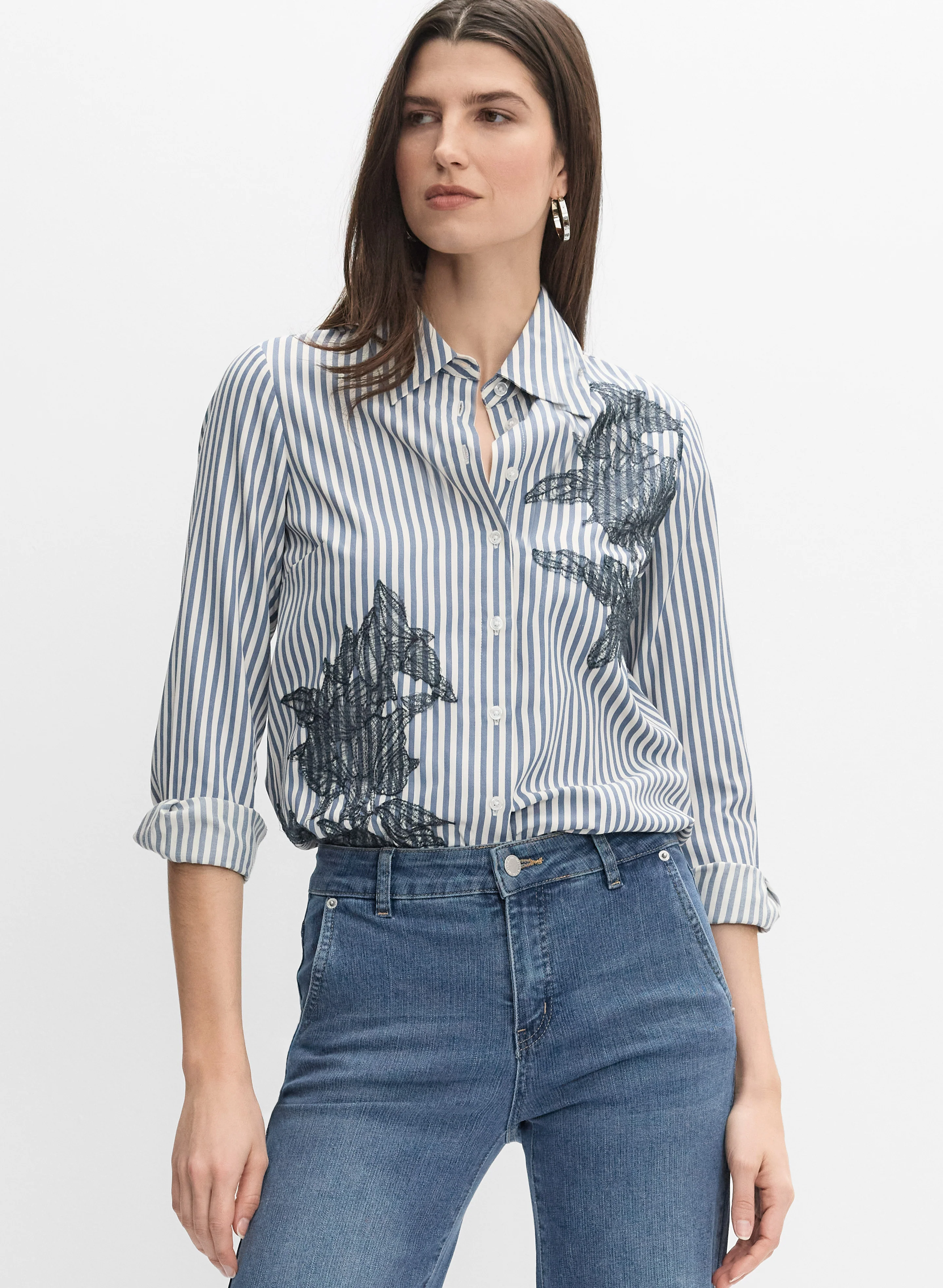 Floral Embroidered Blouse - Image 3