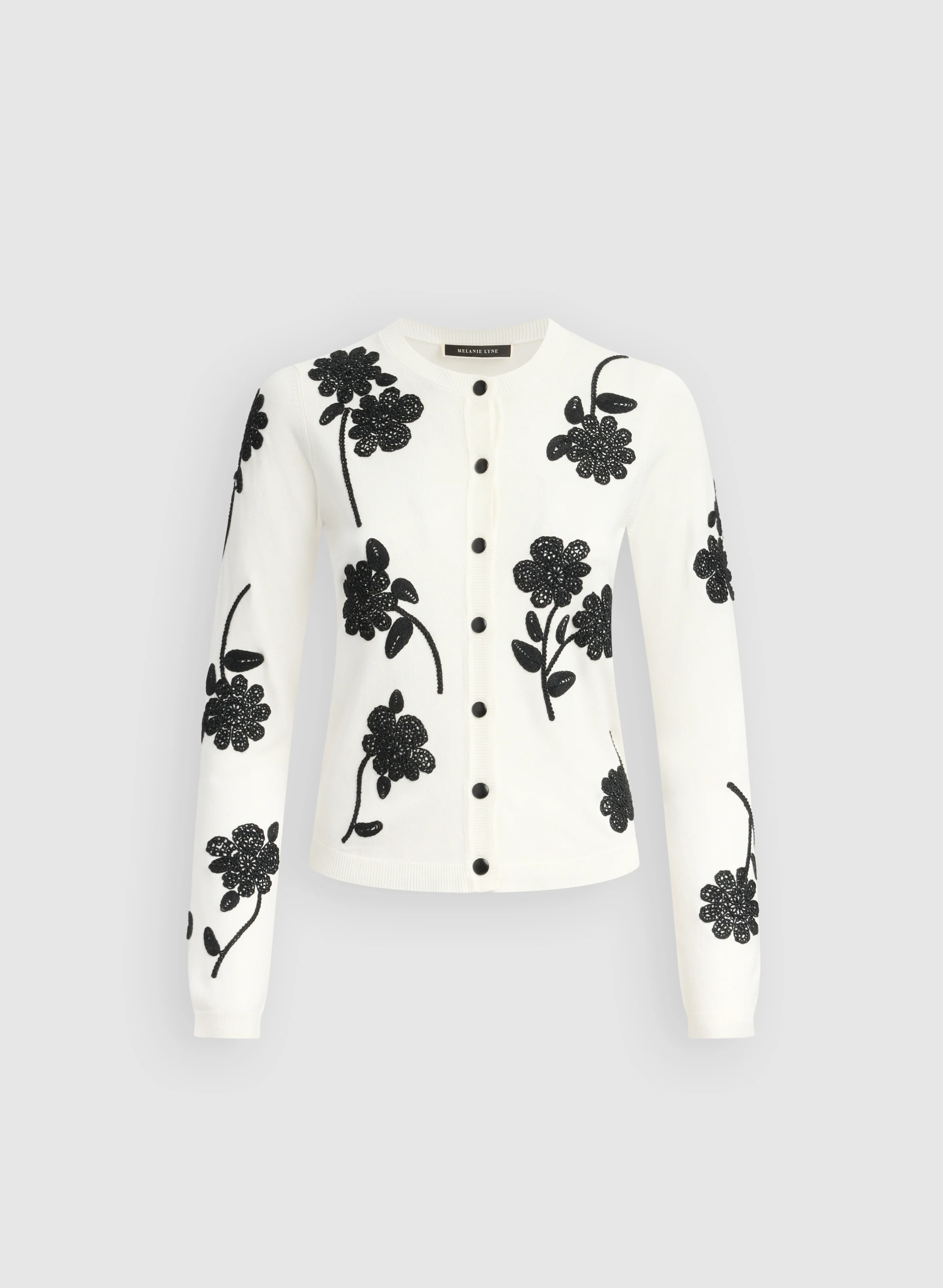 Floral Embroidered Cardigan - Image 6