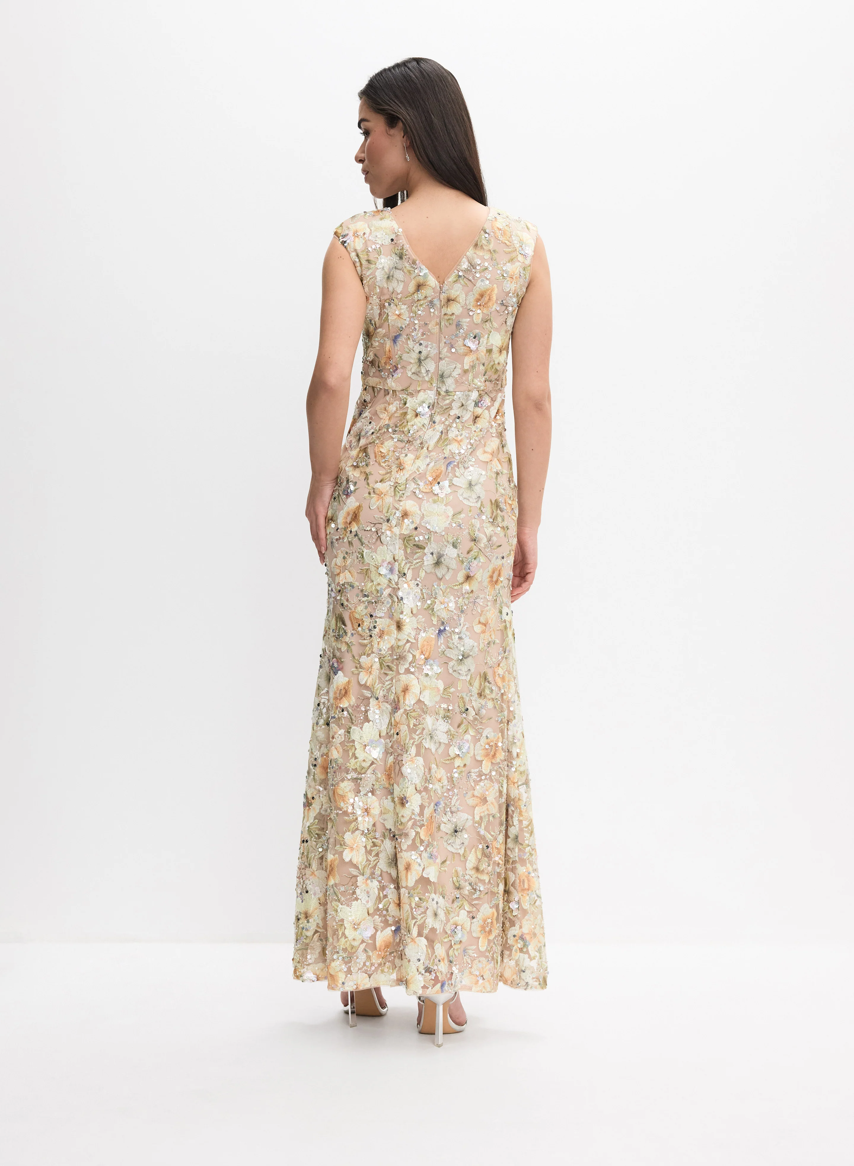 Floral Embroidered Dress - Image 3