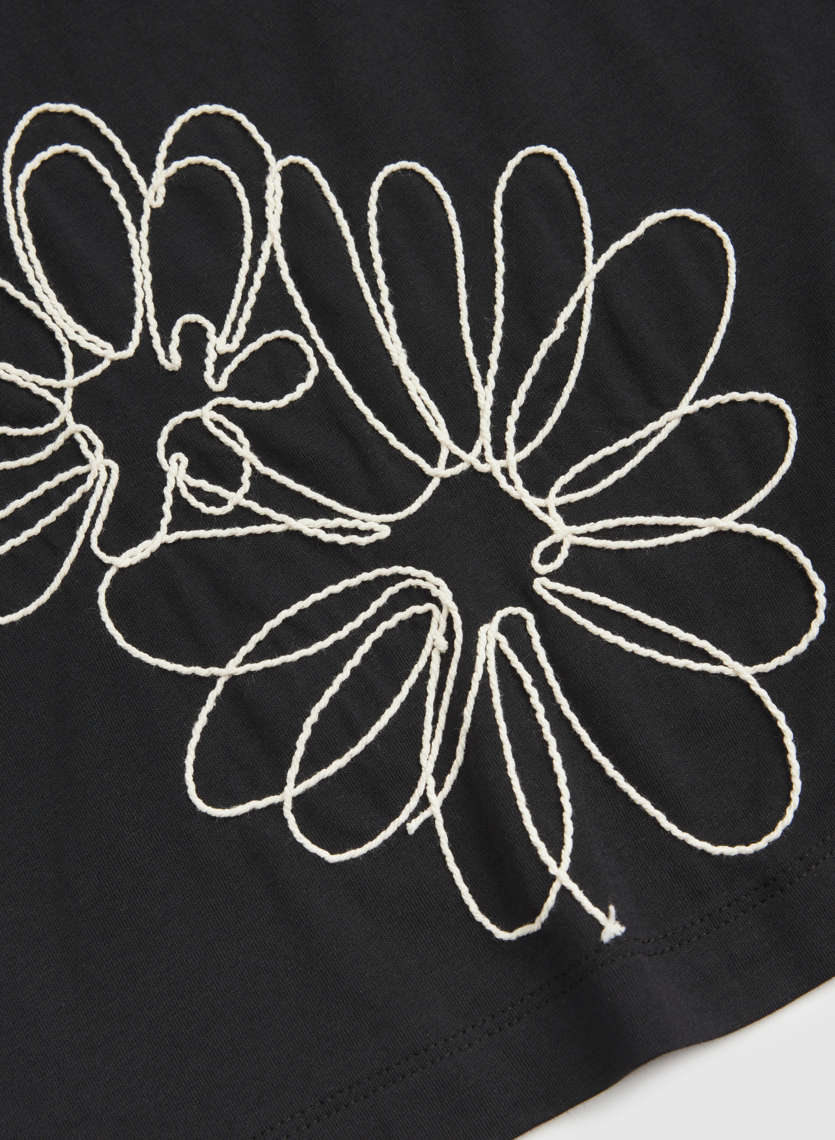 Floral Embroidered T-Shirt - Image 7