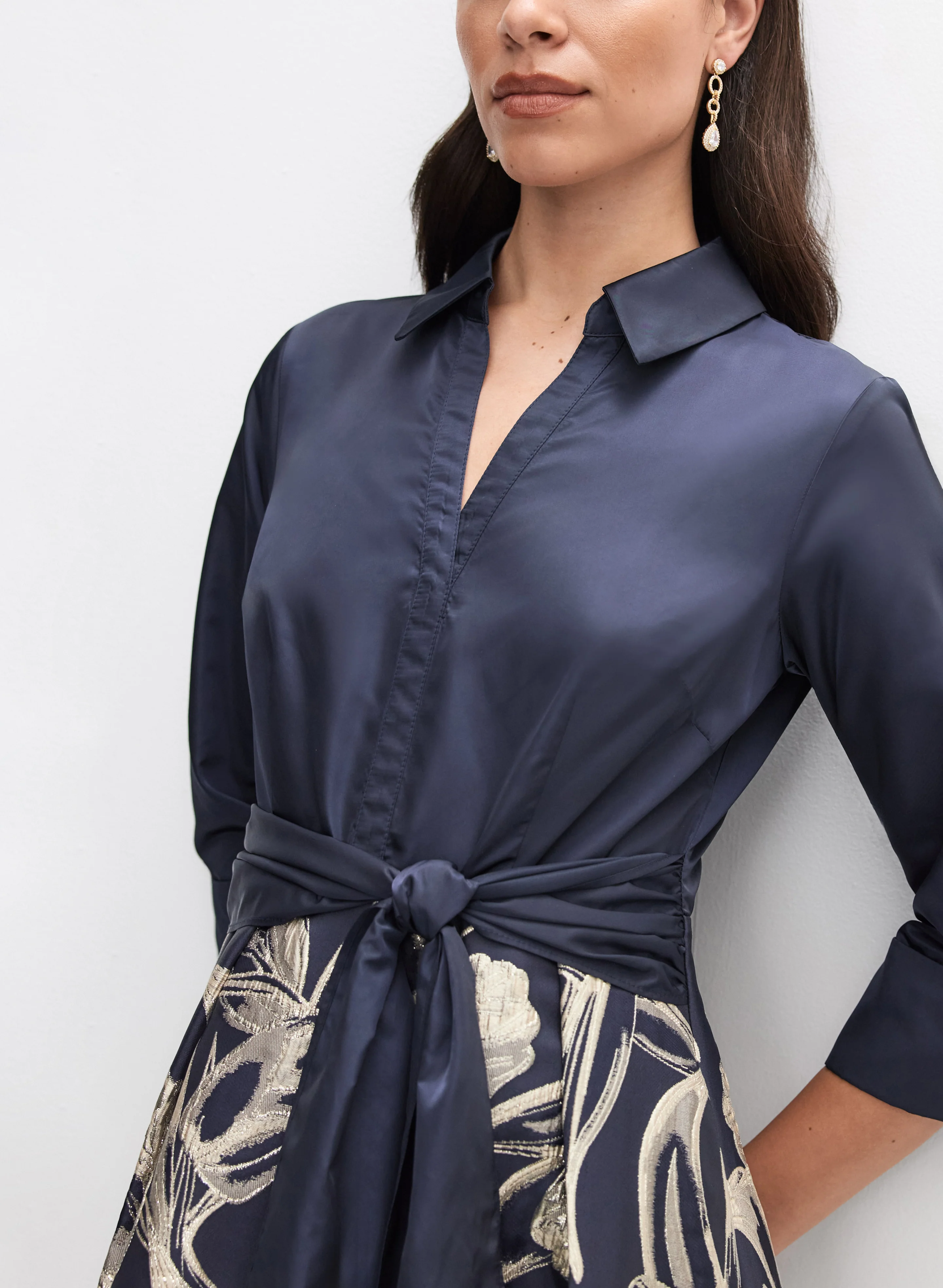 Adrianna Papell - Floral Illusion Dress - Image 5
