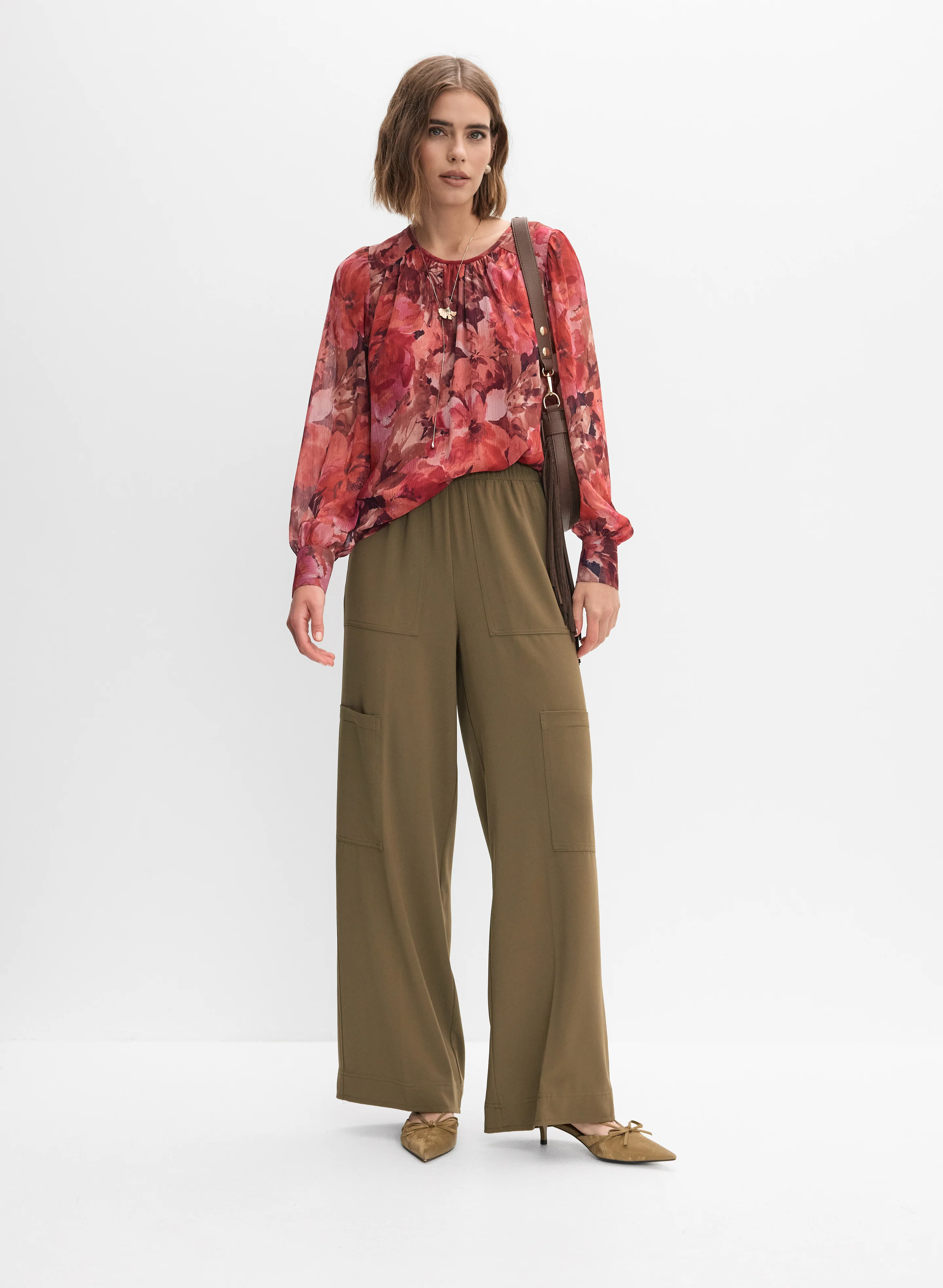 Floral Long Sleeve Blouse - Image 3