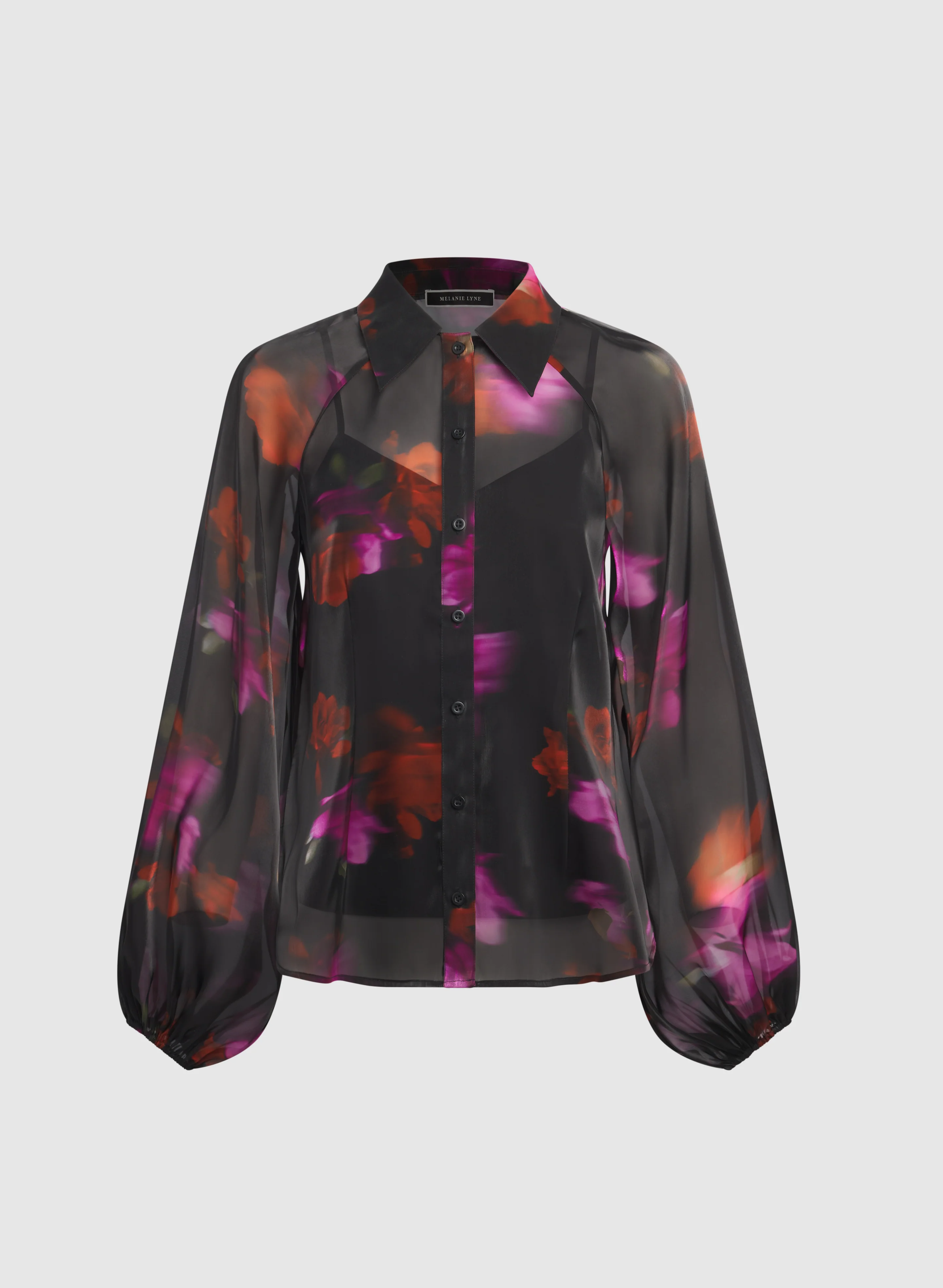 Floral Organza Blouse - Image 6