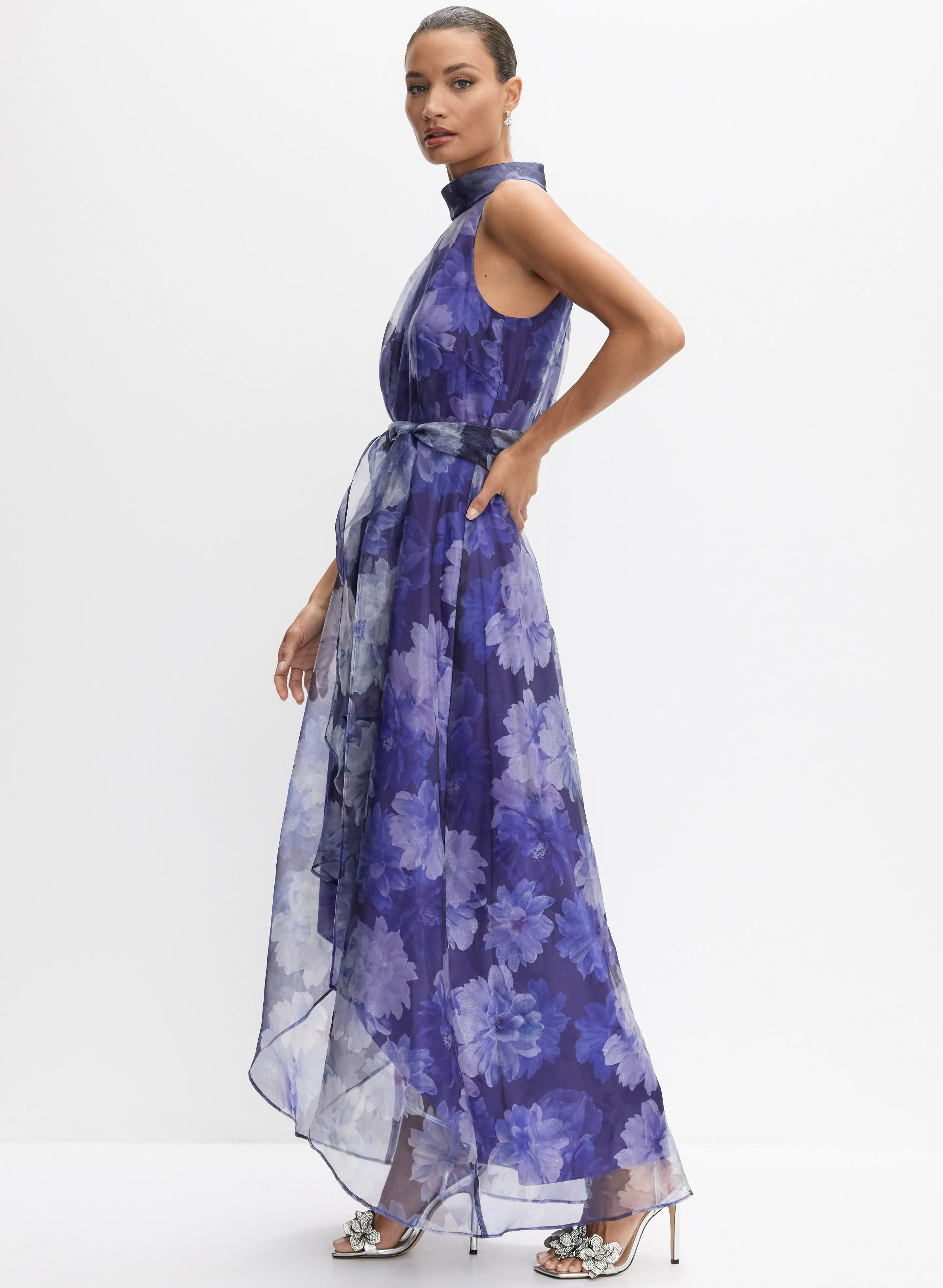 Floral Organza Dress - Image 7