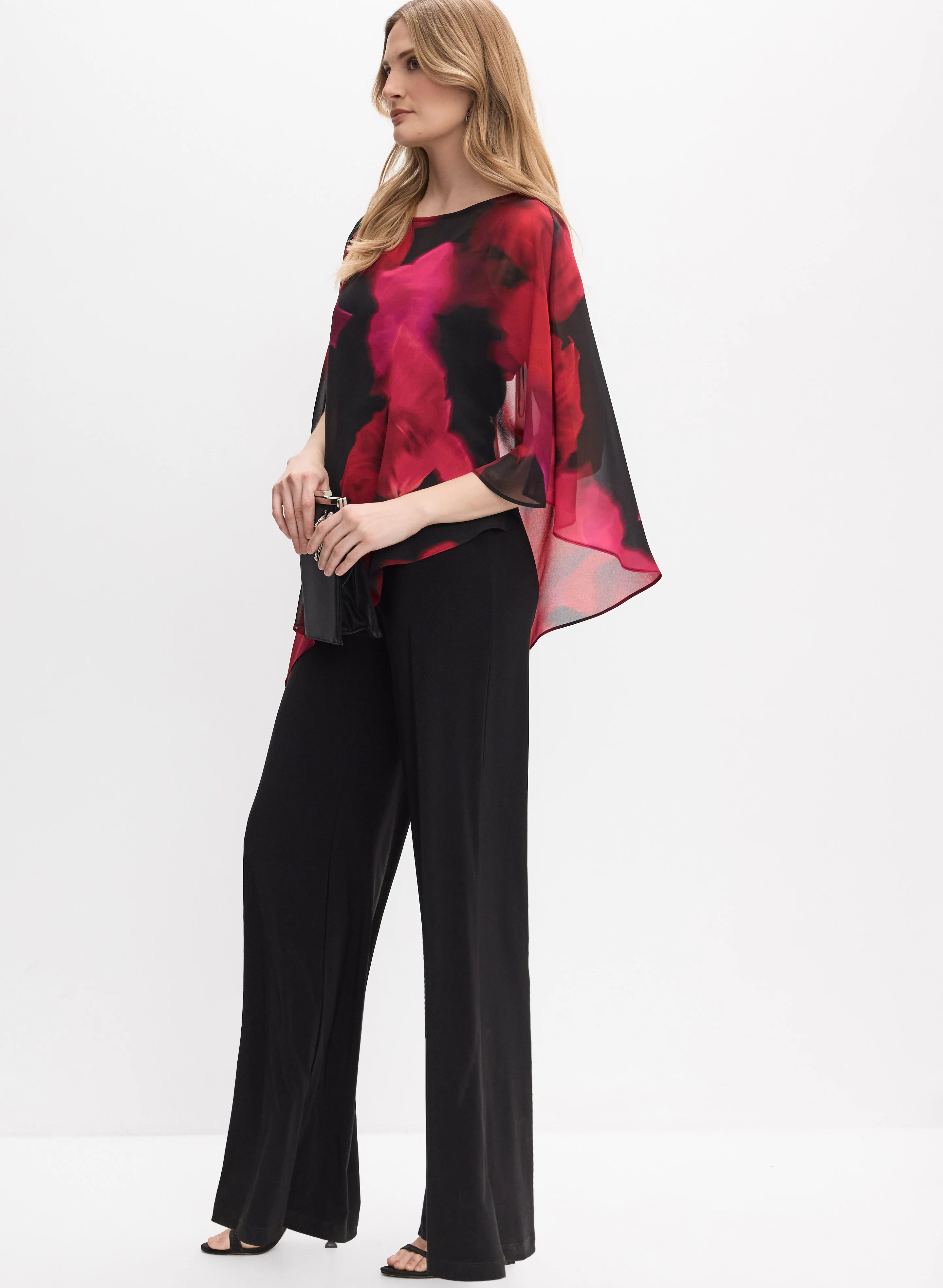 Floral Overlay Jumpsuit - Image 3