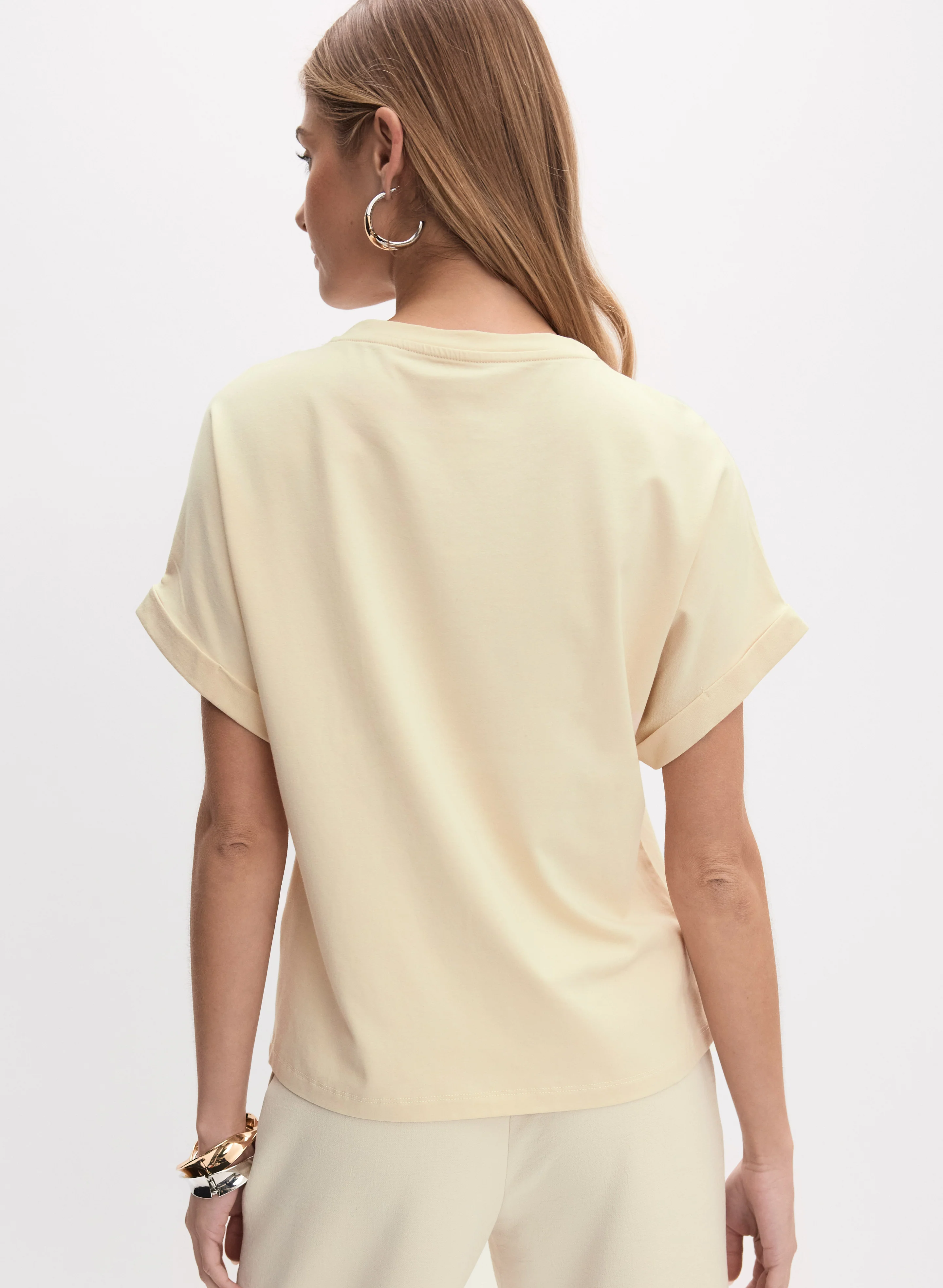 Floral Placement Print T-Shirt - Image 4