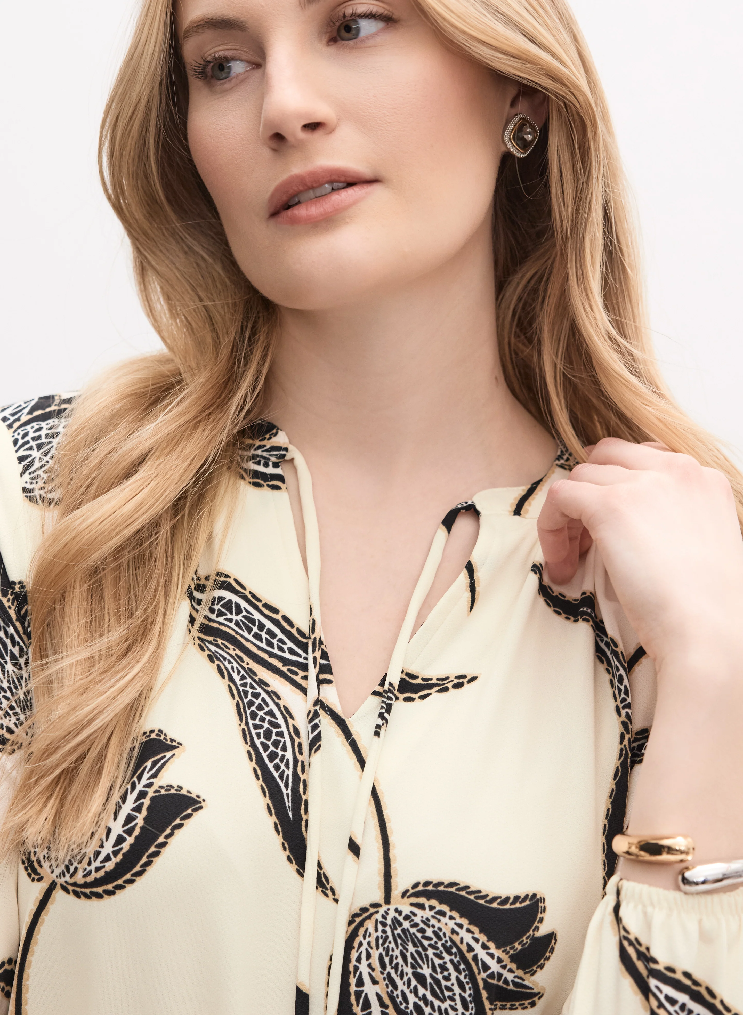 Floral Tie Detail Top - Image 2