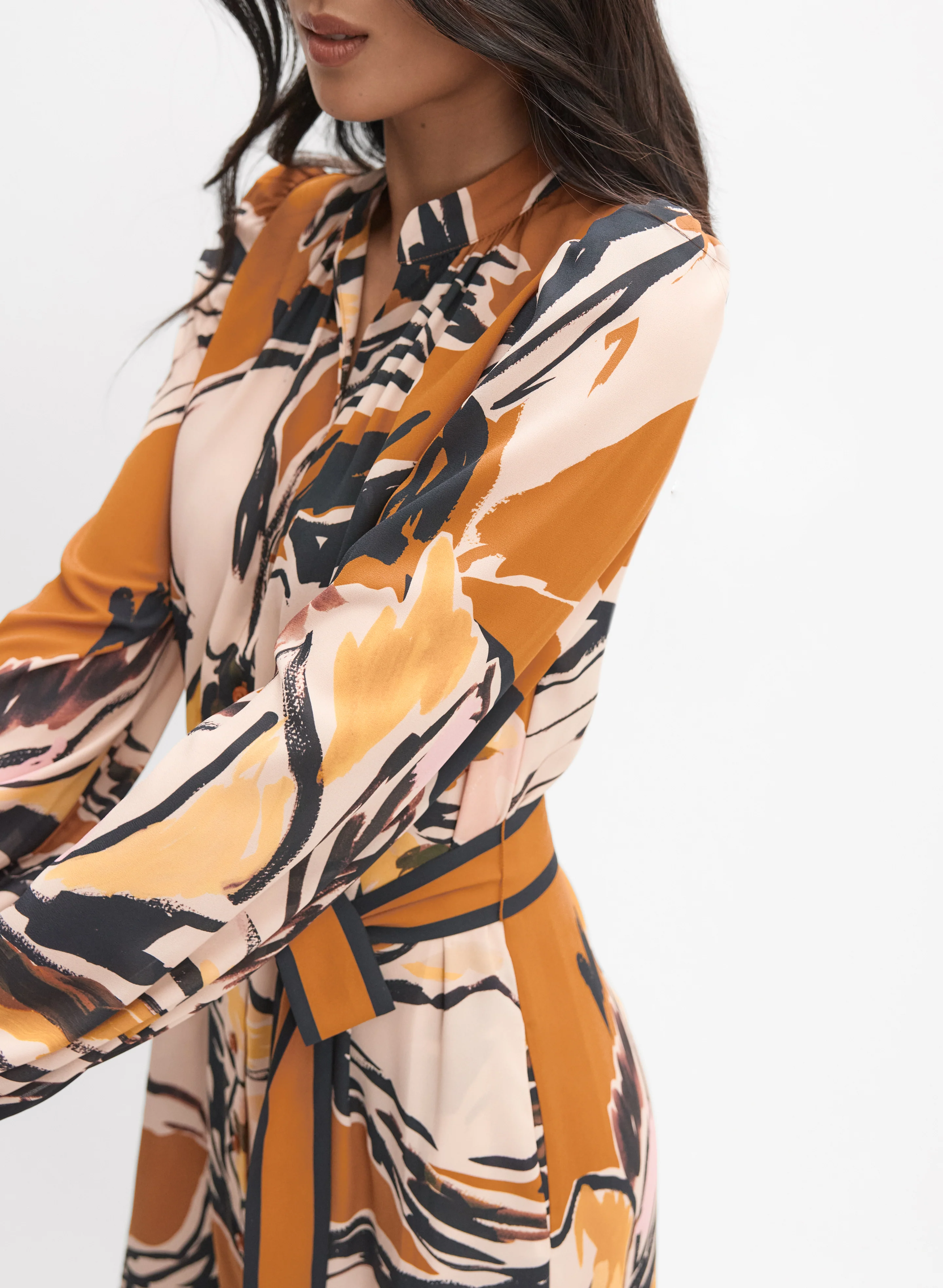 Floral Shirt Dress - Image 3