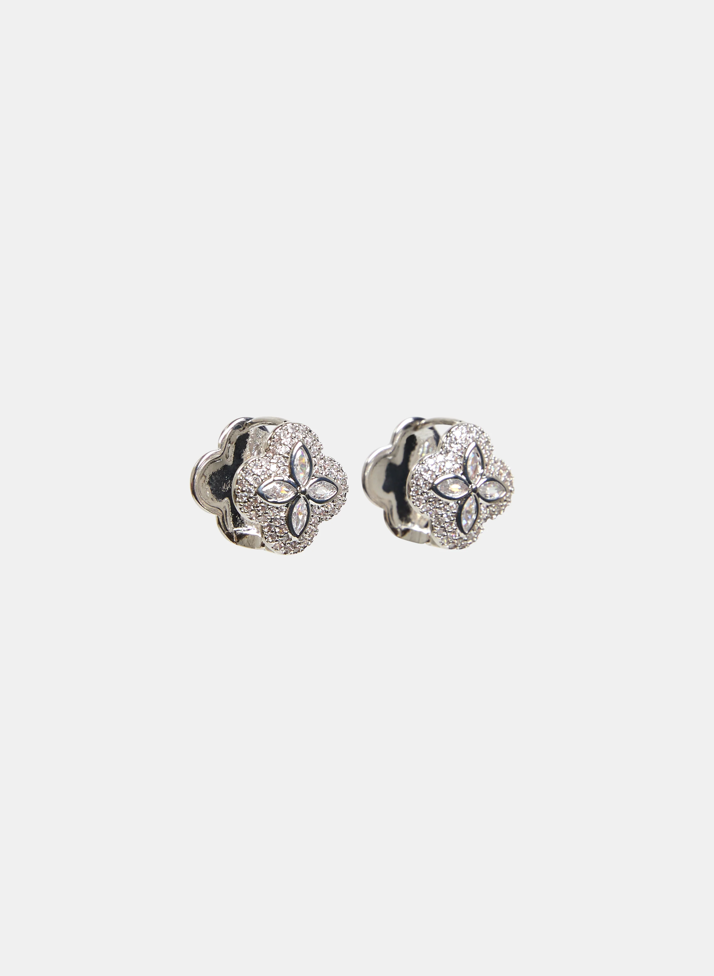 Floral Stud Earrings - Image 2