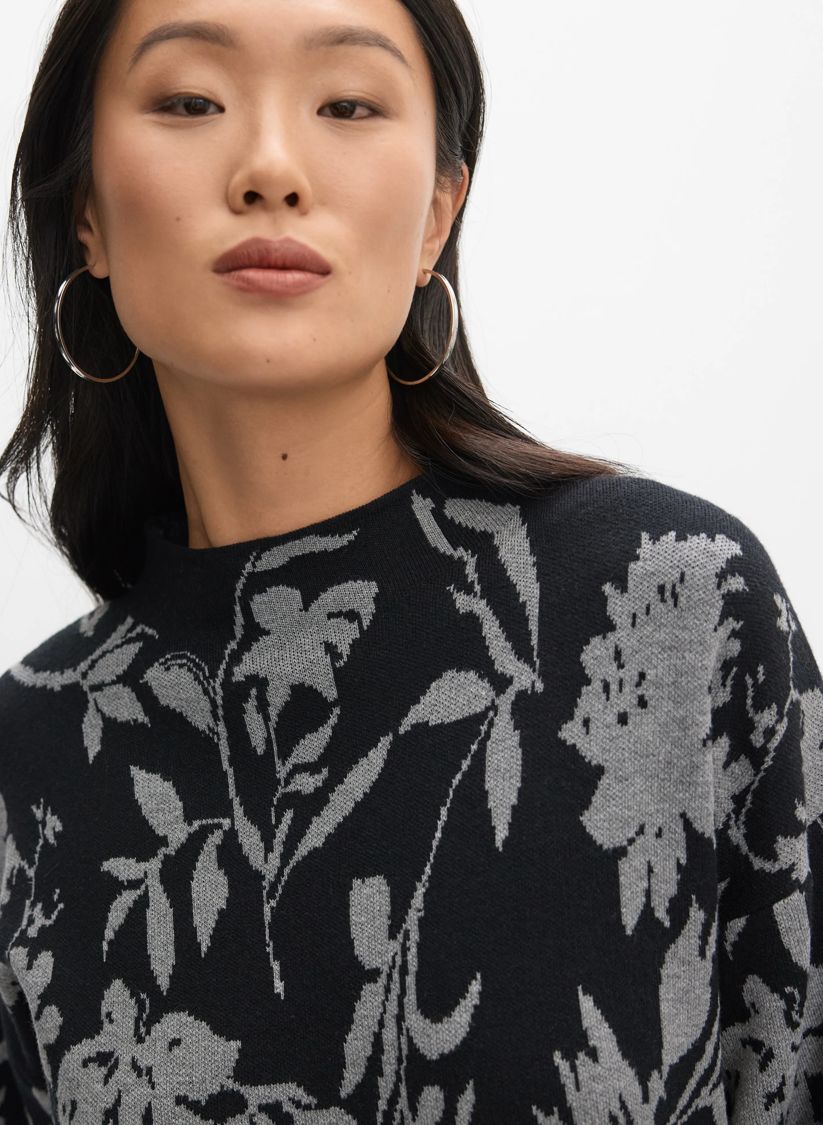 Floral Sweater Dress - Image 3