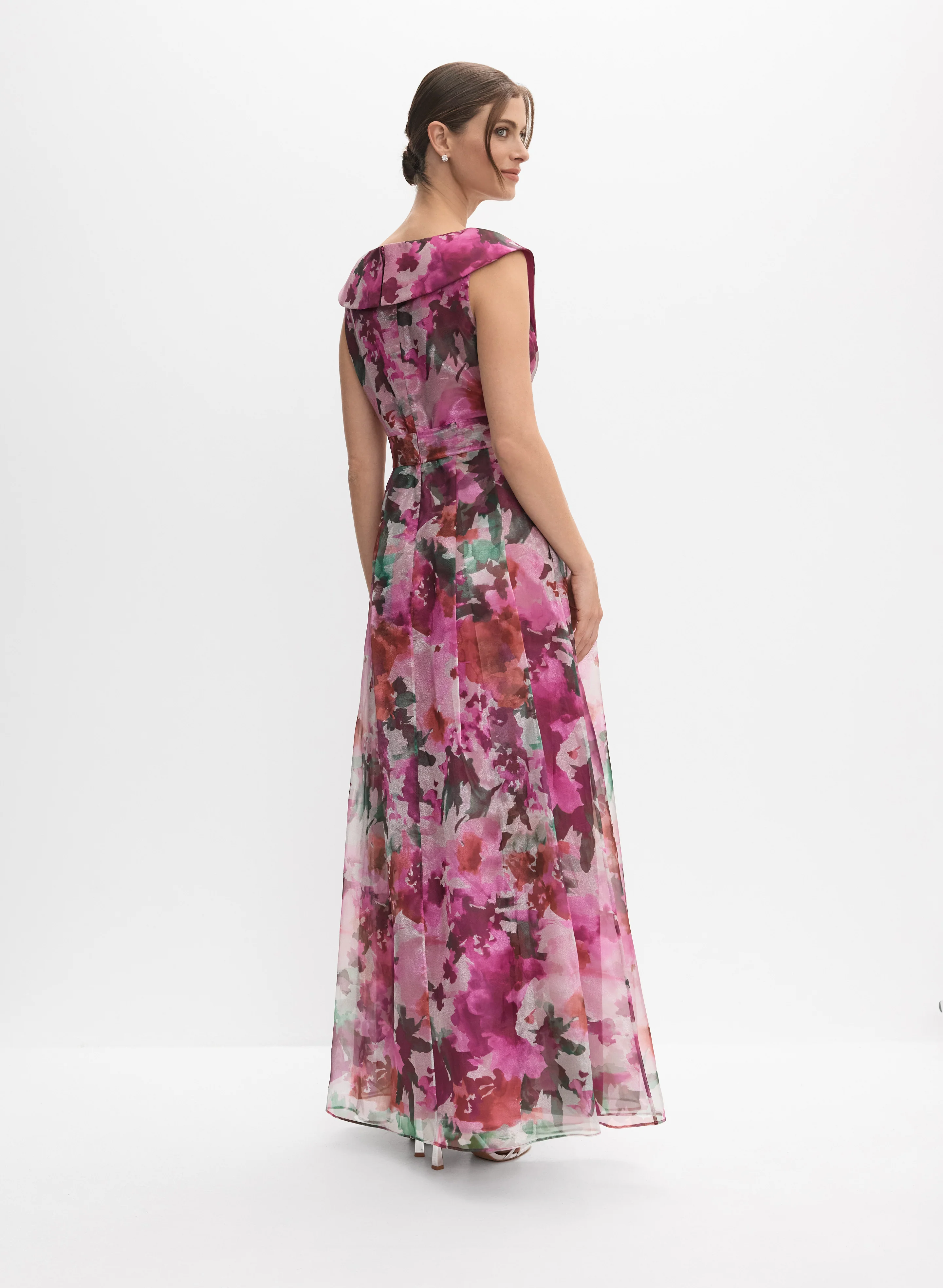 Alex Evenings - Floral Taffeta Dress - Image 4