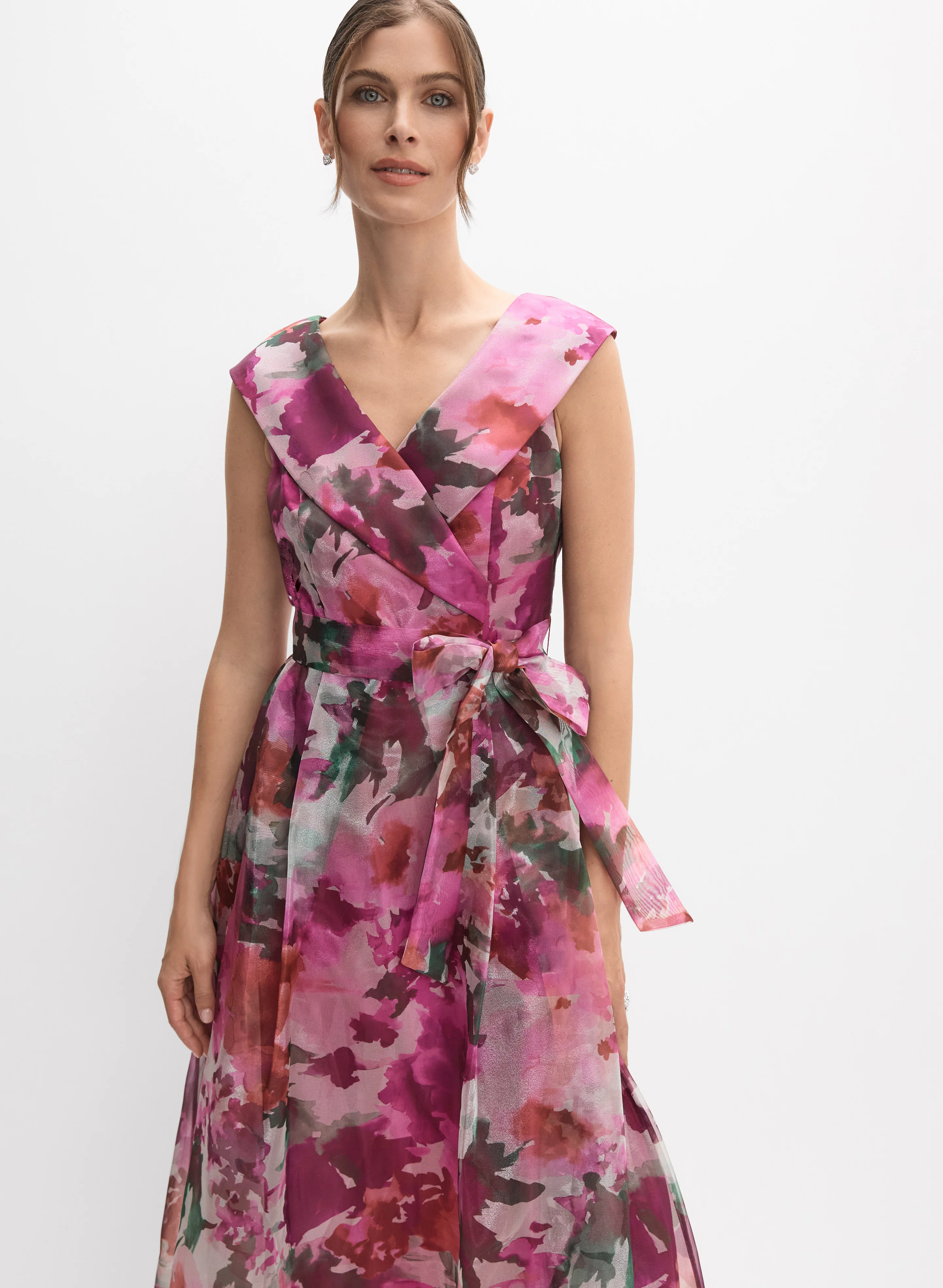 Alex Evenings - Floral Taffeta Dress - Image 7