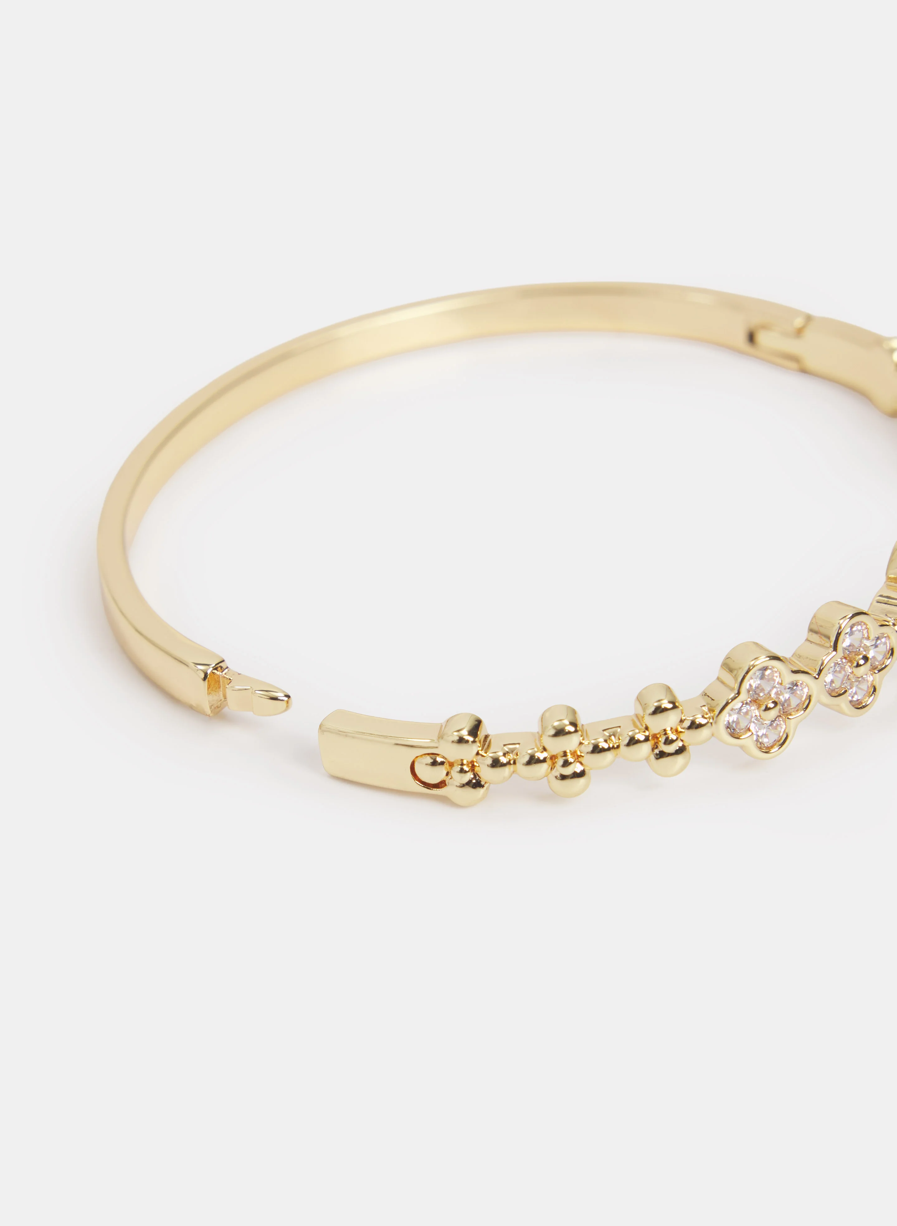 Flower Bangle Bracelet - Image 2