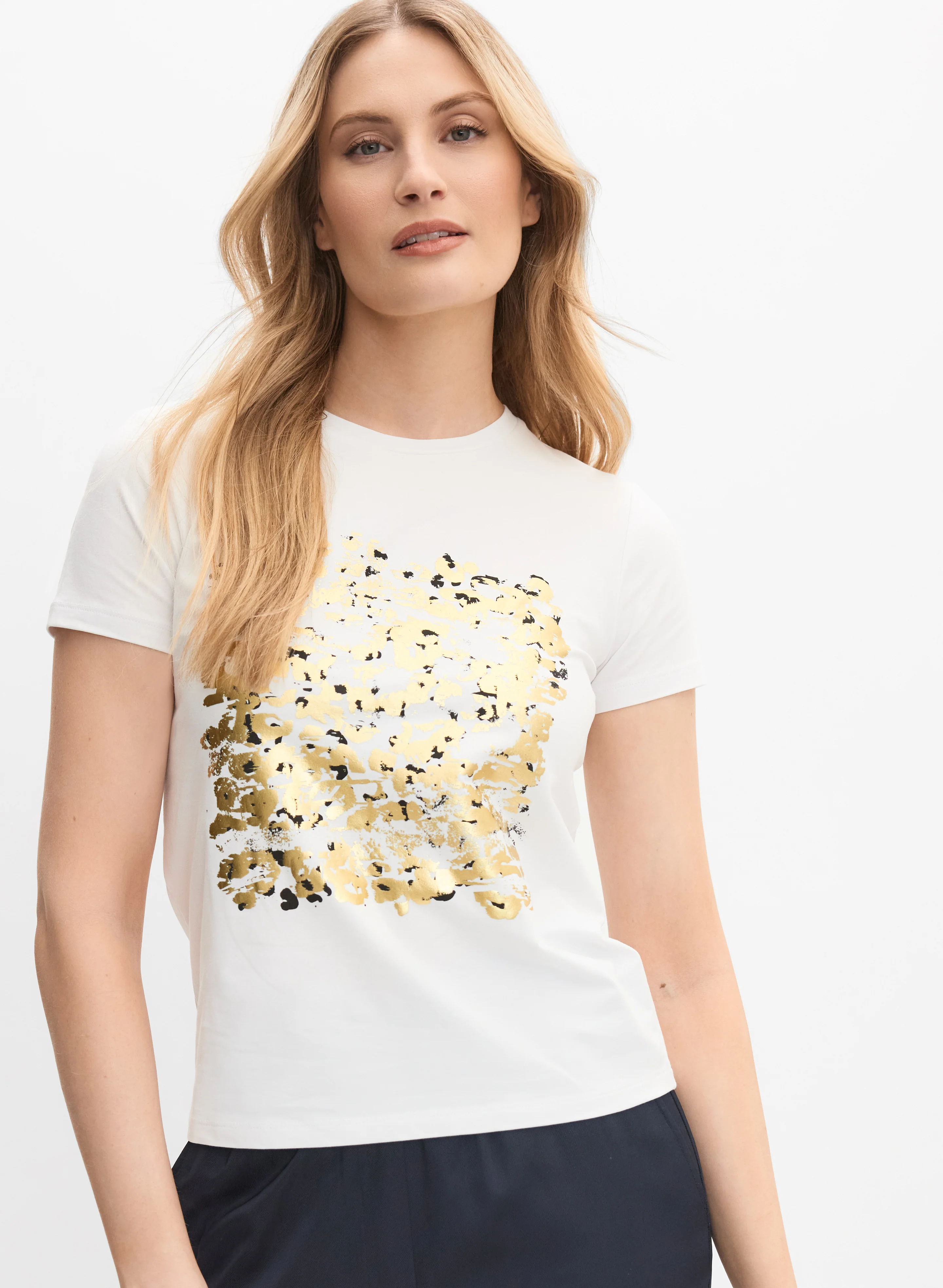 Foil Print T-Shirt - Image 5