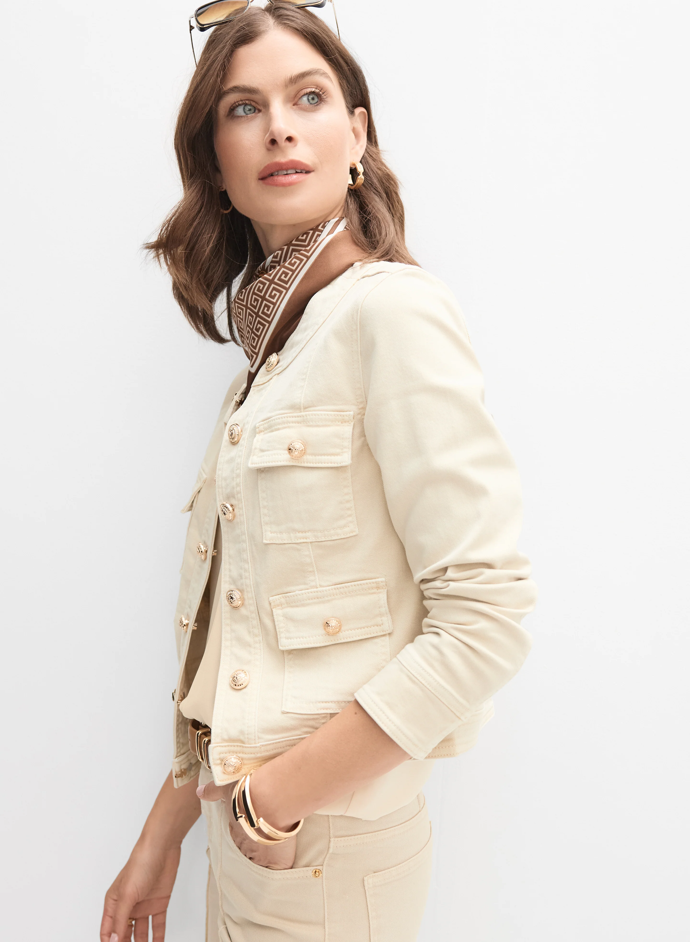Four Pocket Denim Jacket - Image 5
