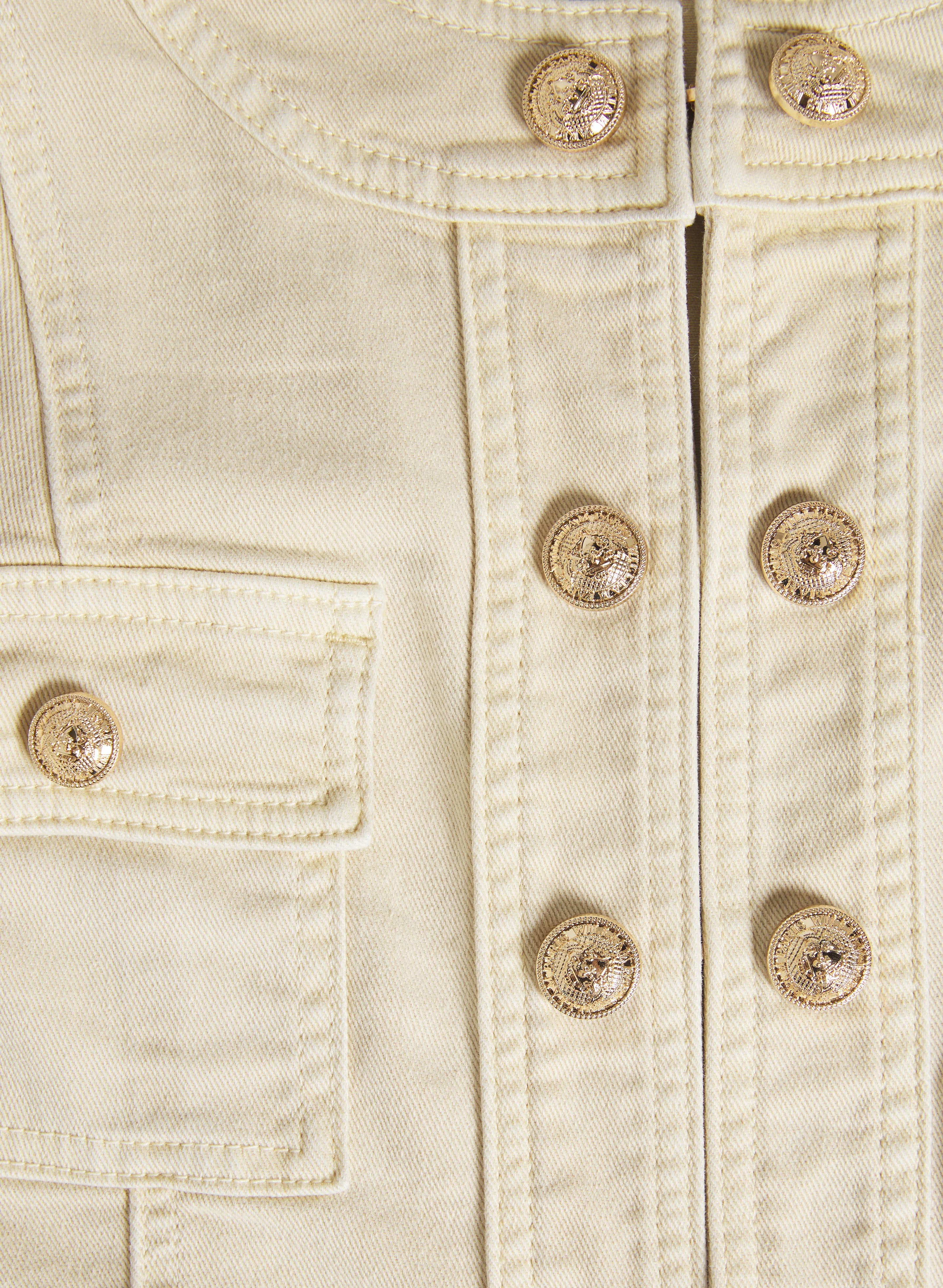 Four Pocket Denim Jacket - Image 7