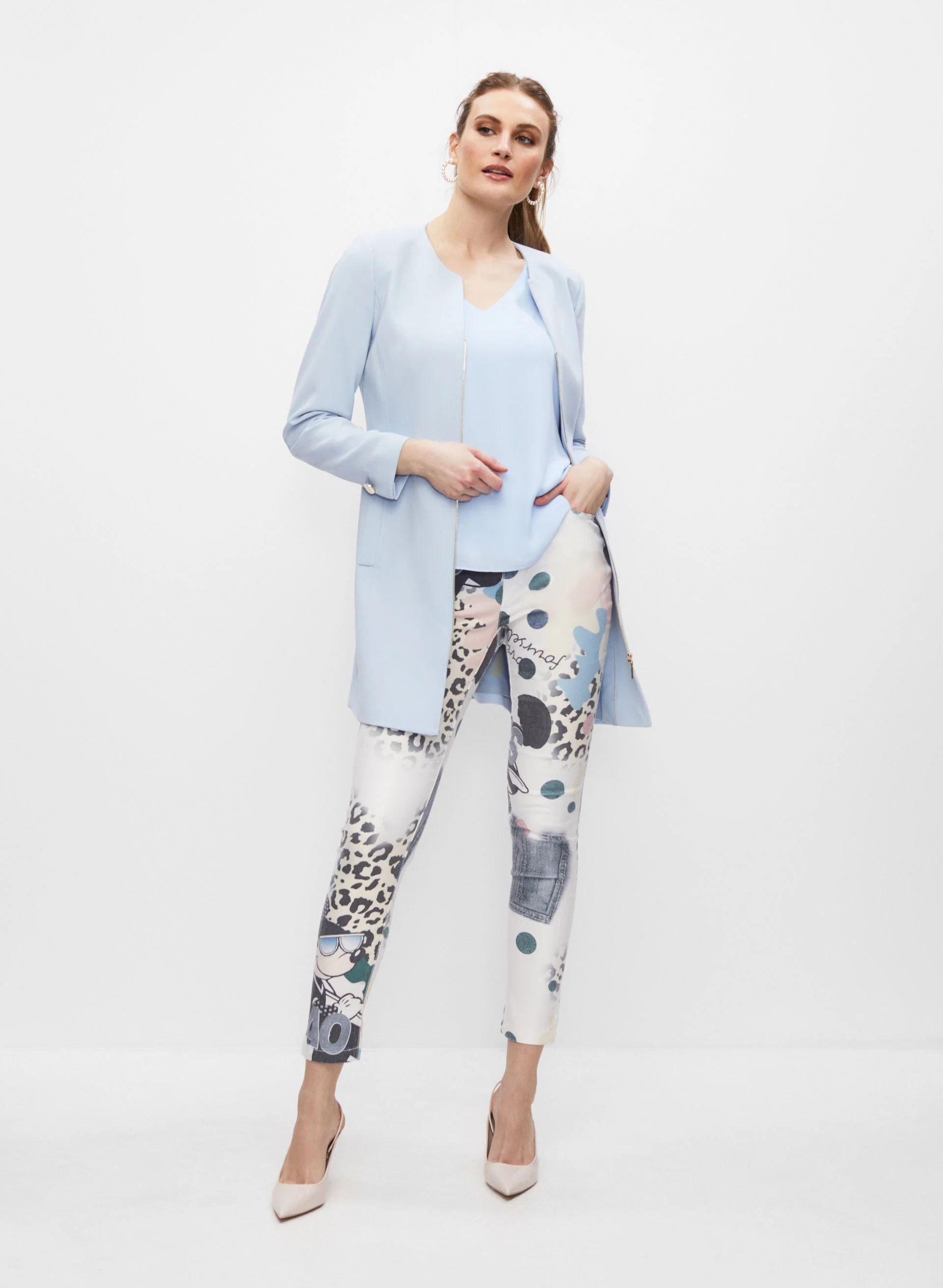 Frank Lyman - Printed Pull-On Pants - Image 3