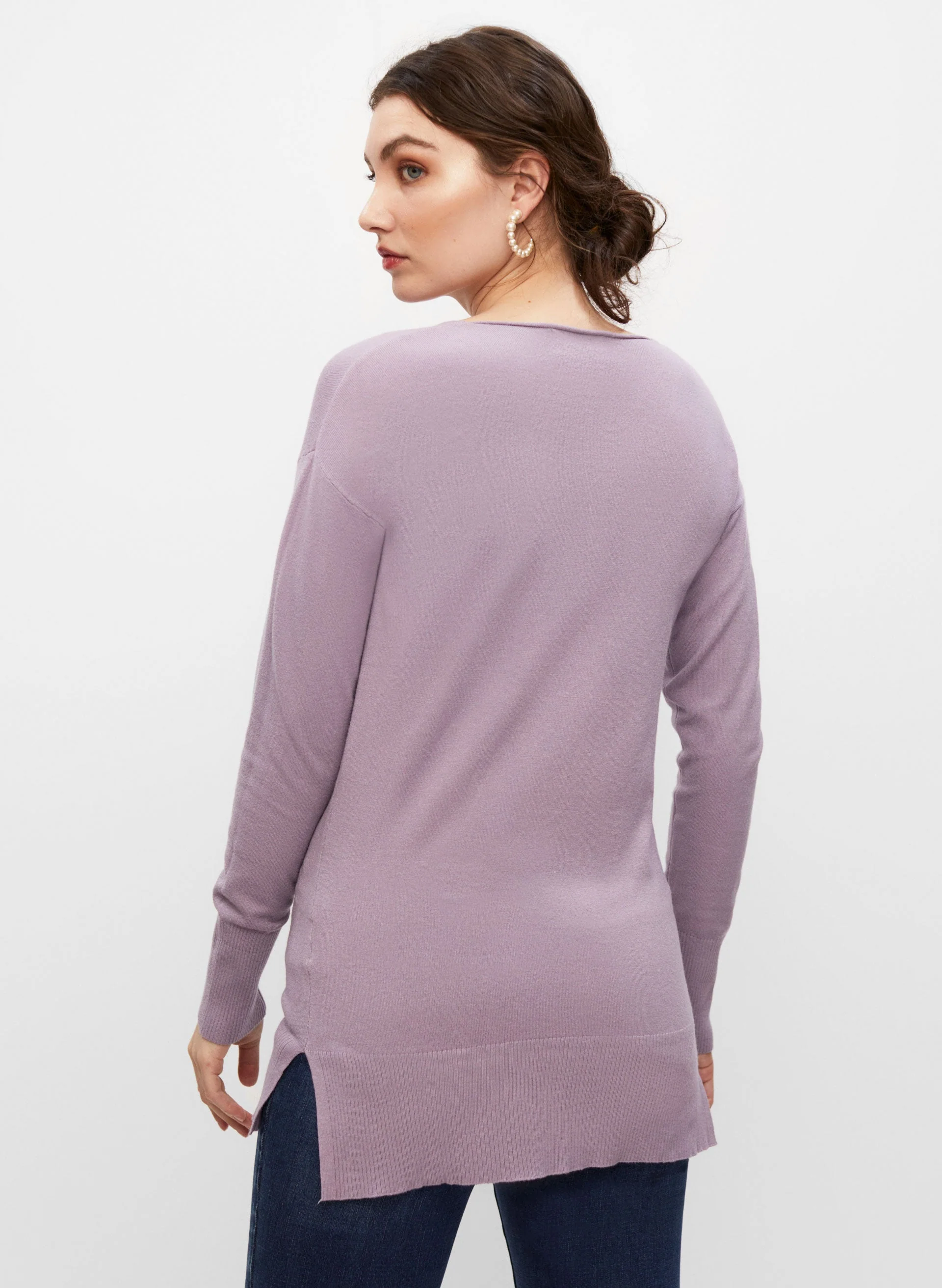Frank Lyman - Rib Knit Detail Sweater - Image 2