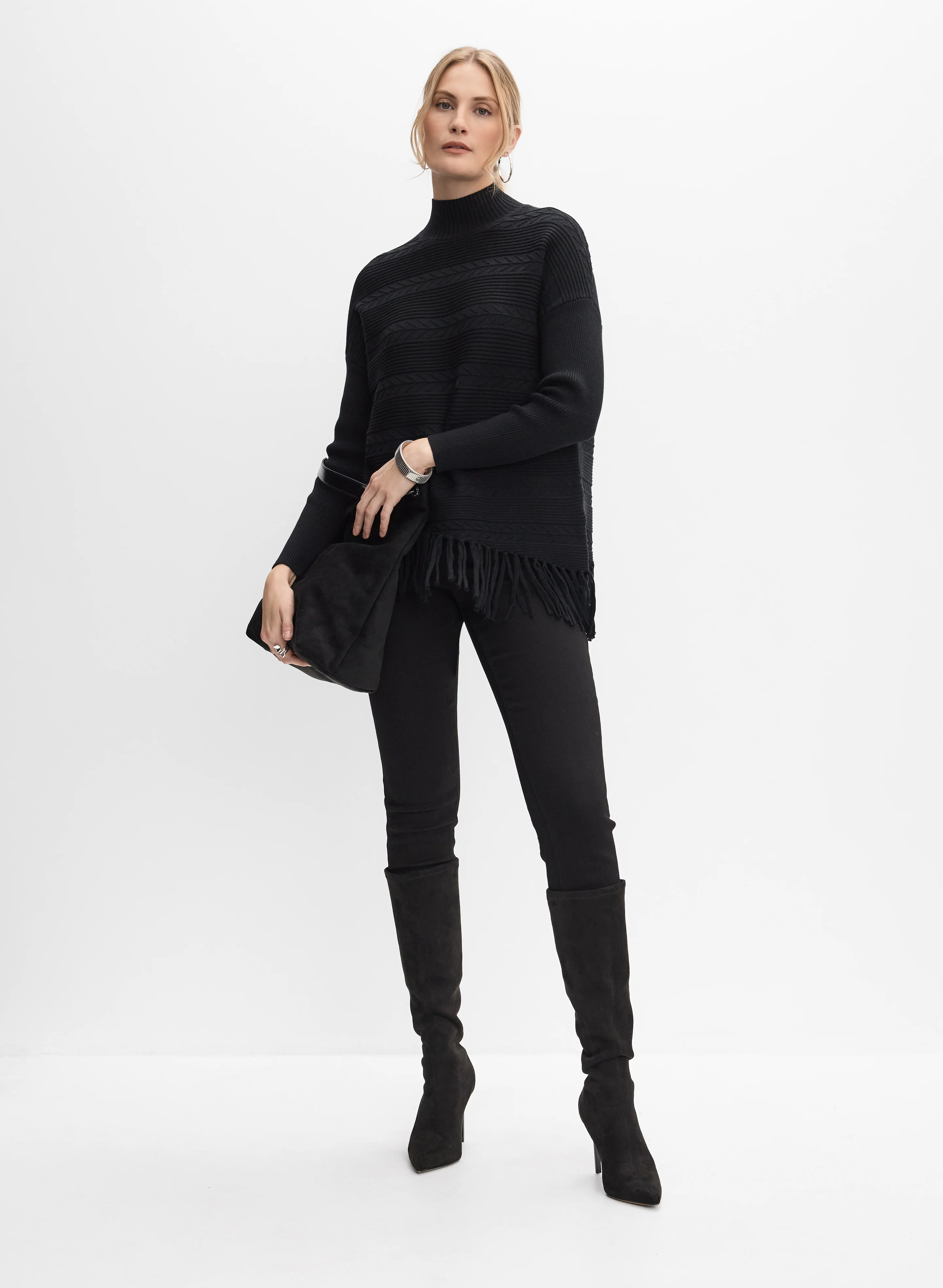 Fringe Hem Pullover - Image 3