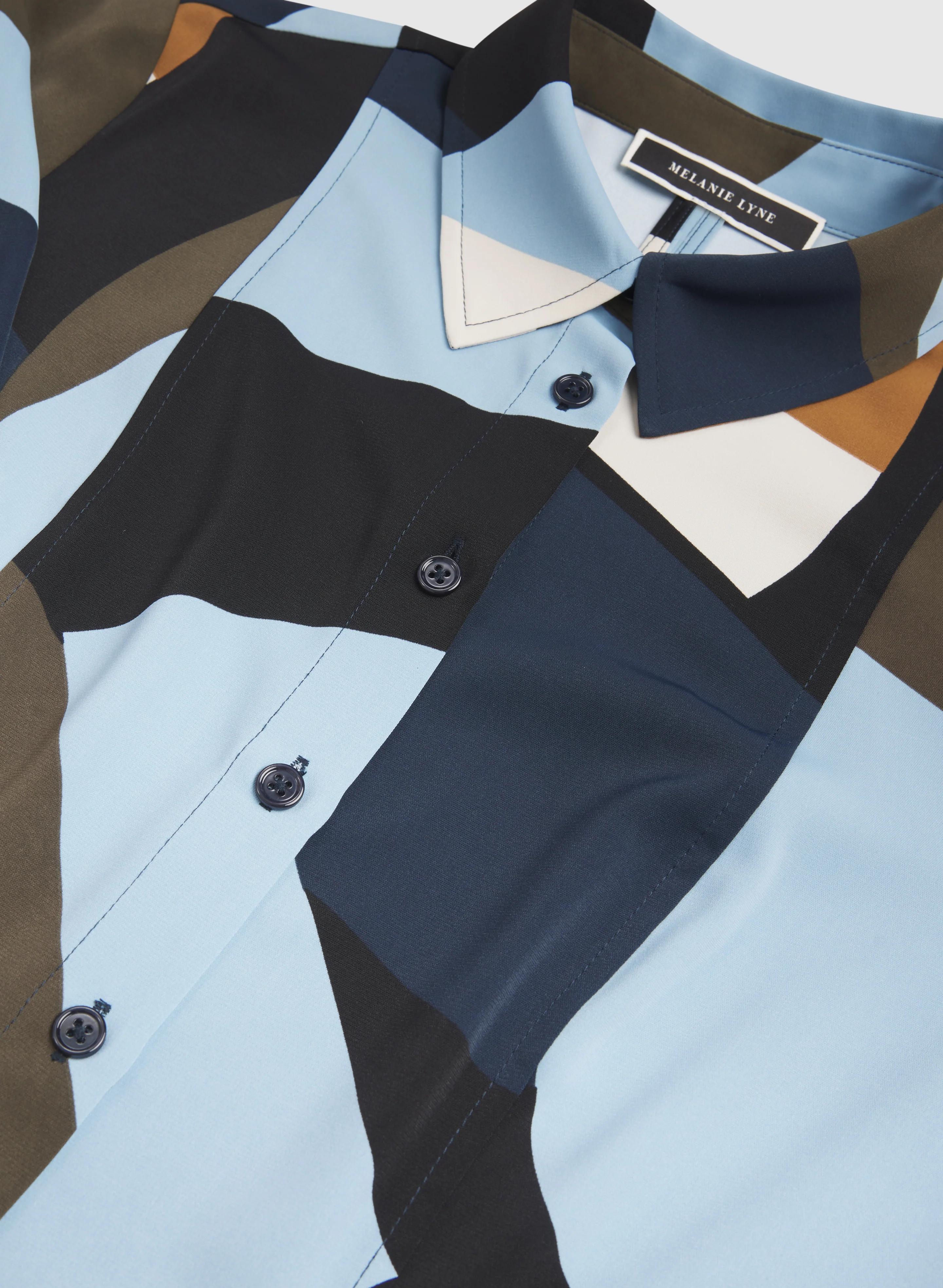 Geometric Shirt Dress - Image 6