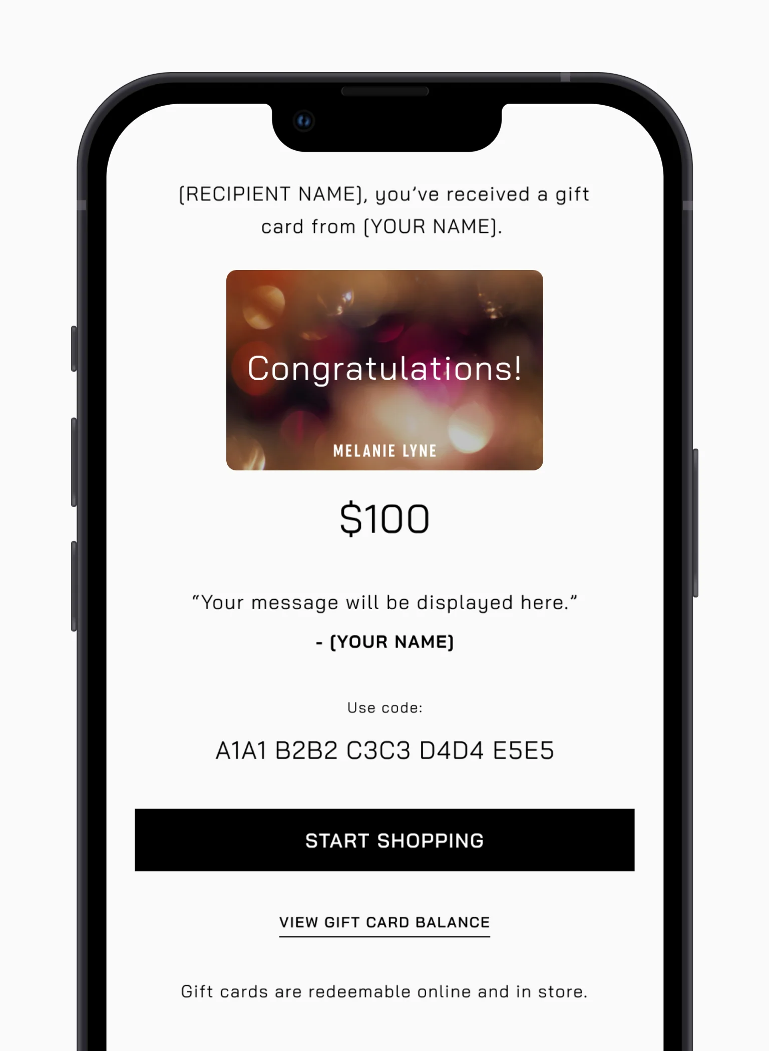Gift Card - Congratulations - Image 2