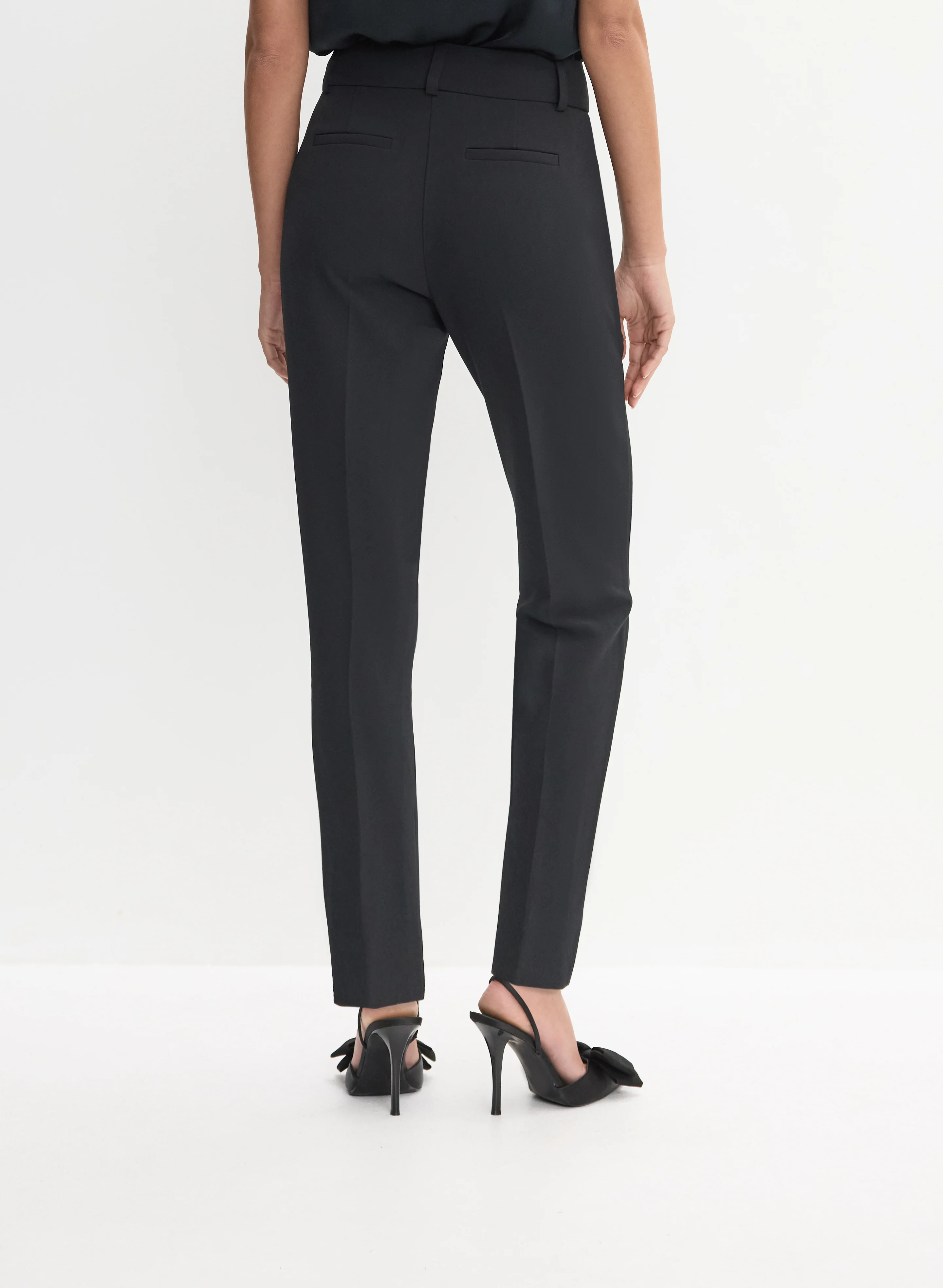 Giselle Lace Insert Slim-Leg Pants - Image 2