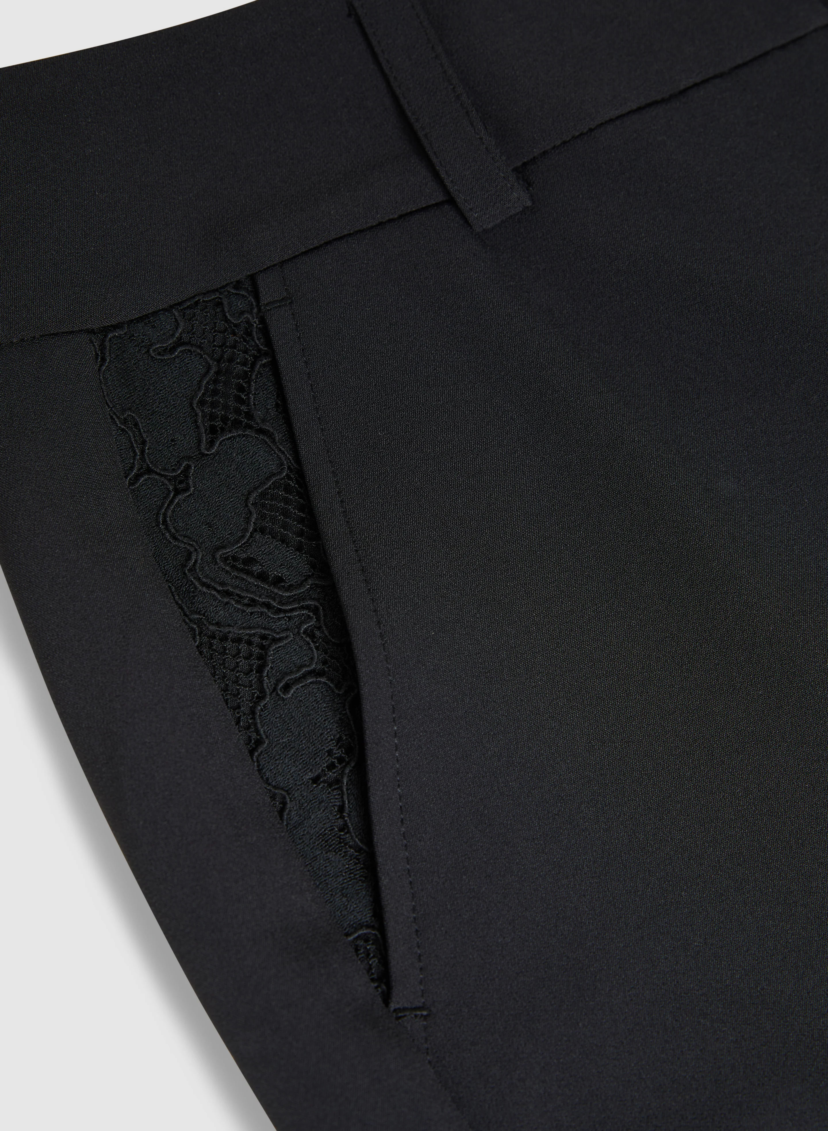 Giselle Lace Insert Slim-Leg Pants - Image 7