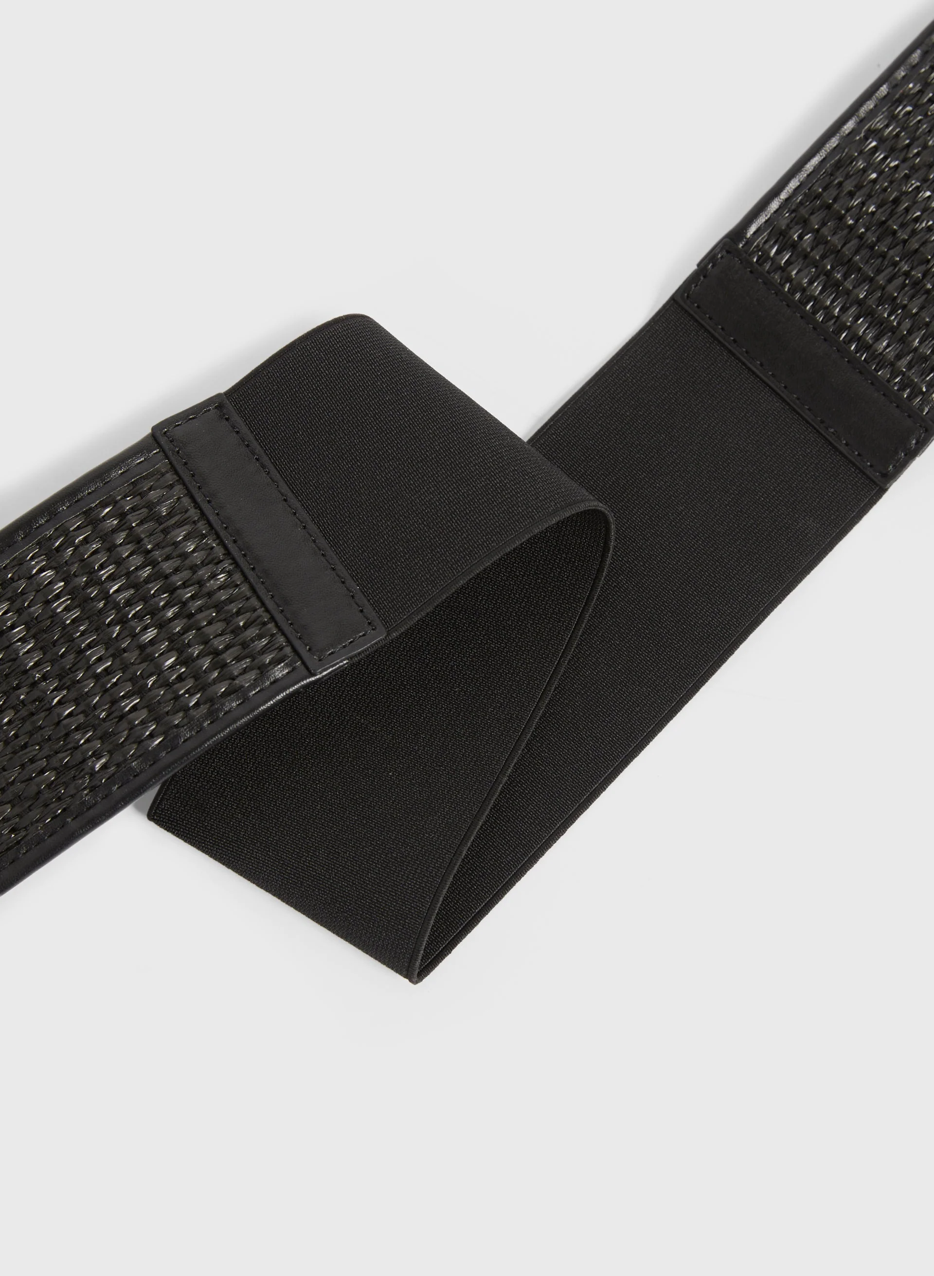 Gold Metallic Detail Belt - Image 2