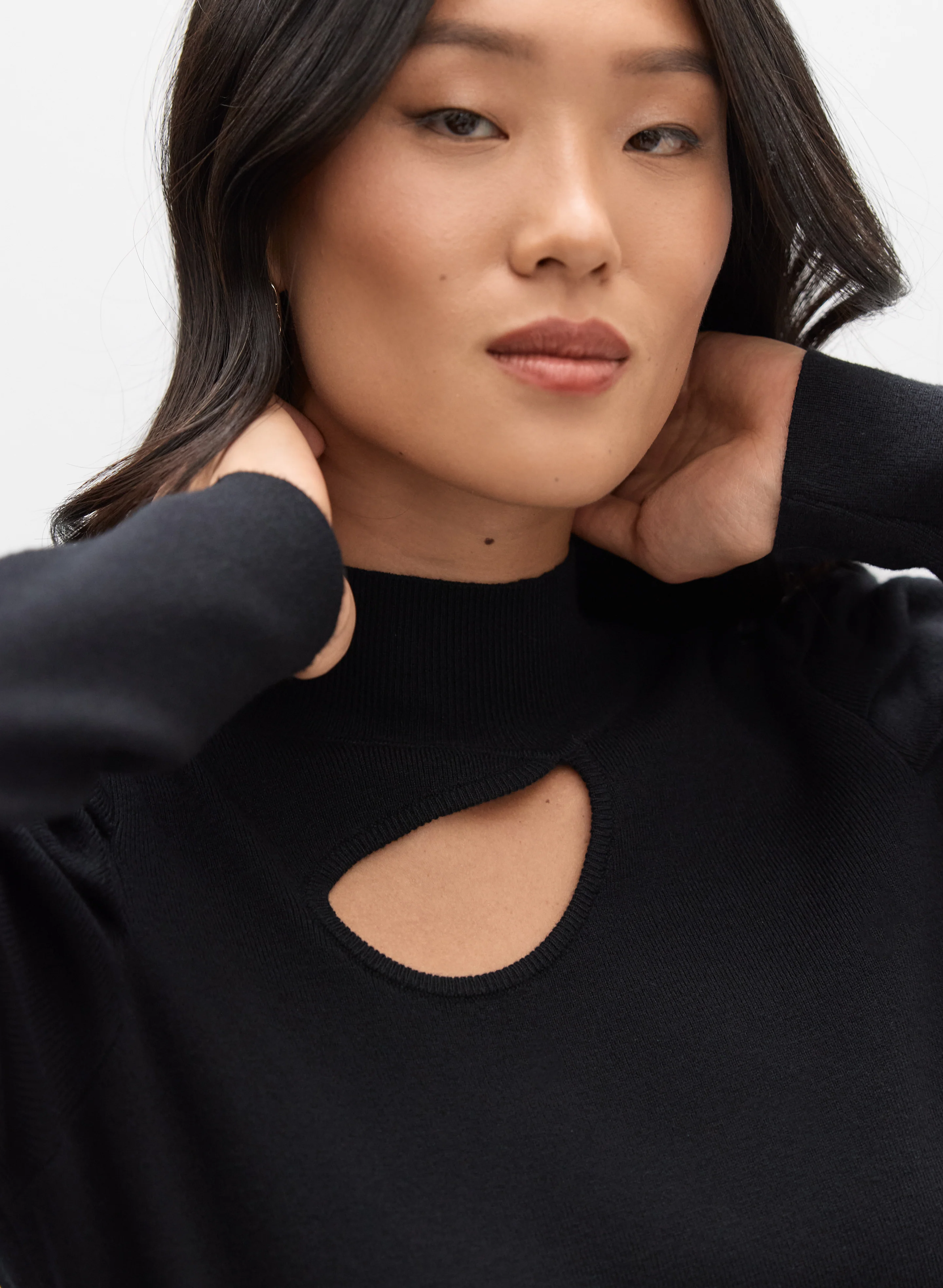 Half-Moon Cut-Out Sweater - Image 2
