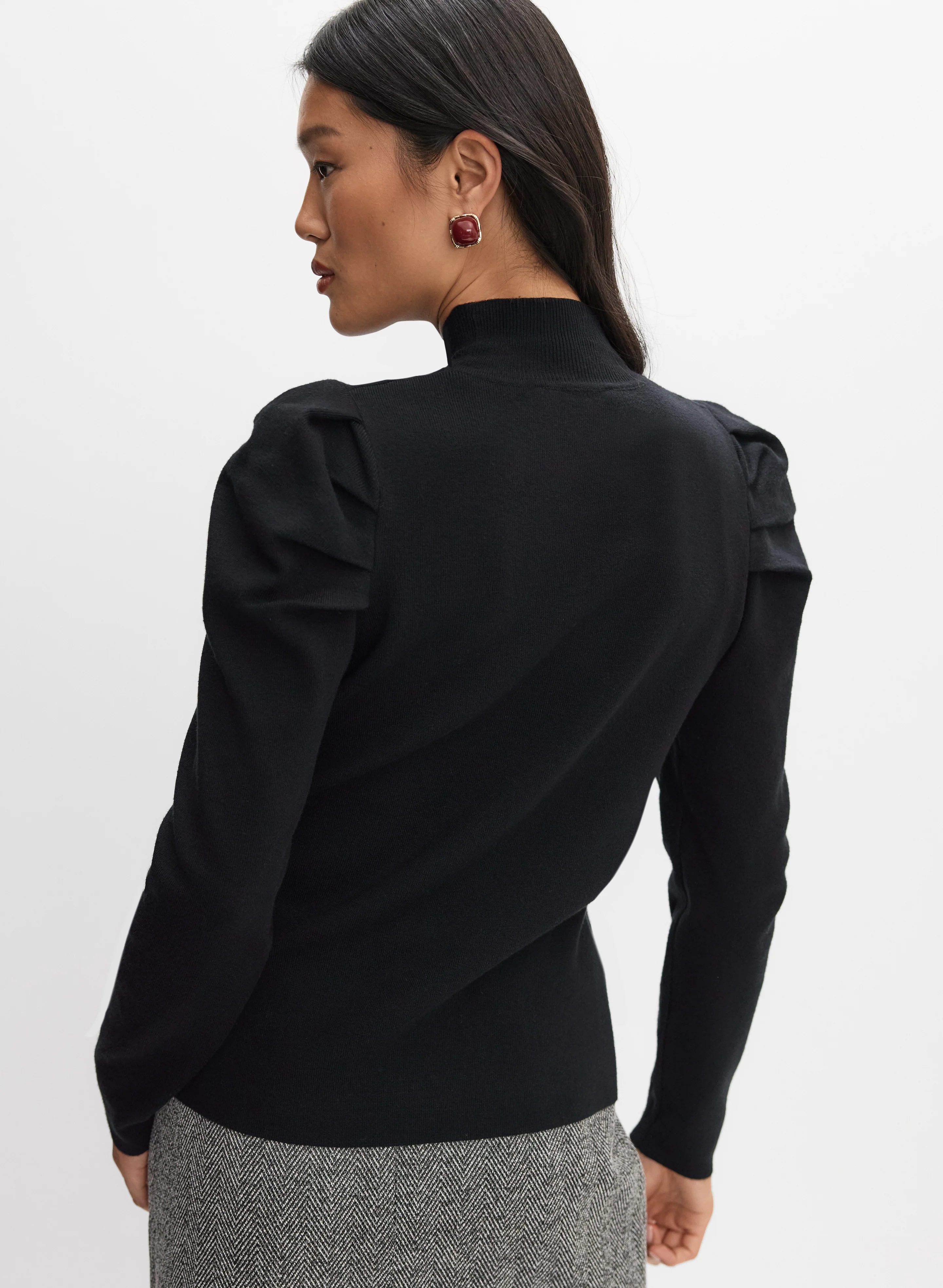 Half-Moon Cut-Out Sweater - Image 4