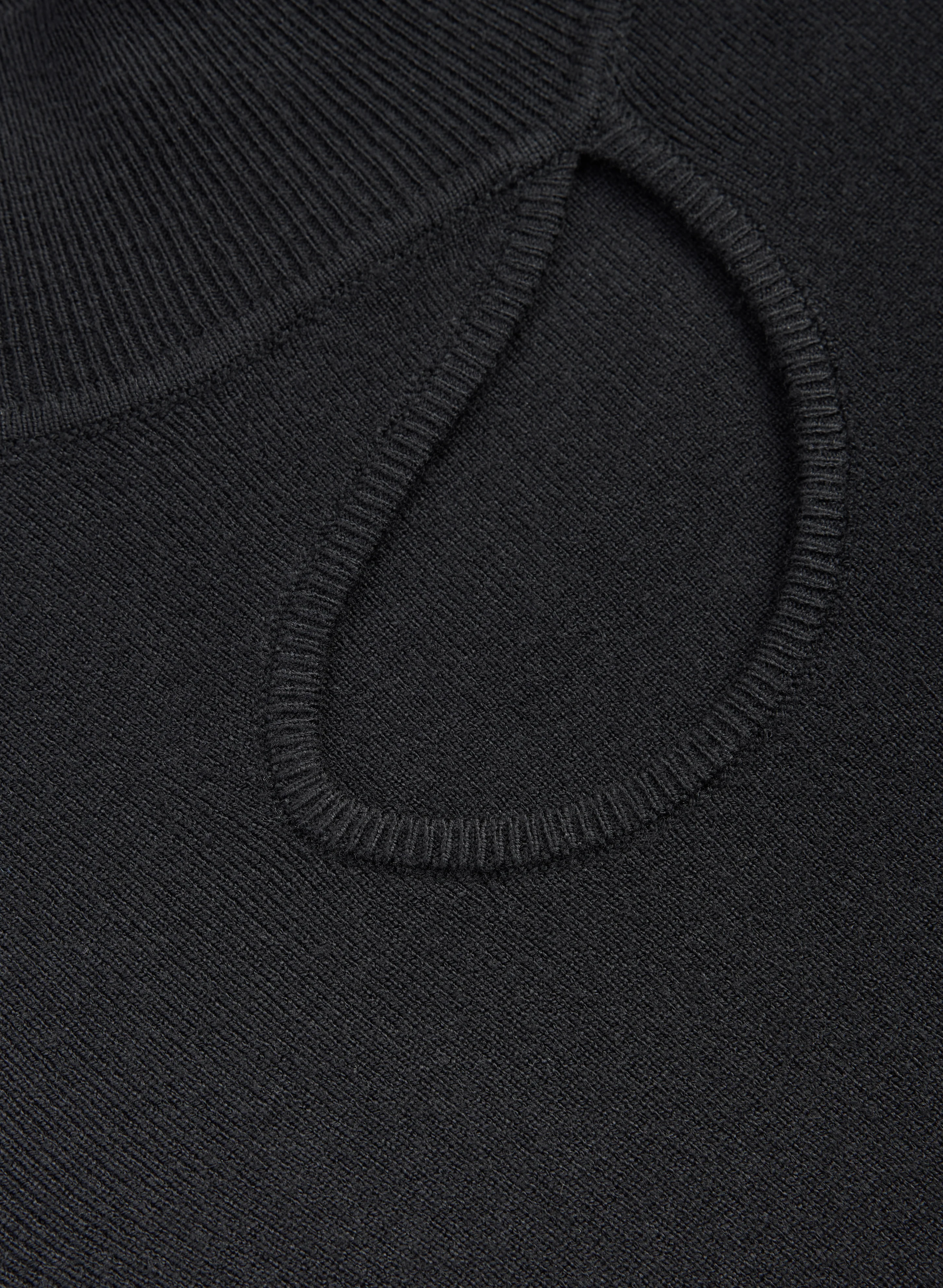 Half-Moon Cut-Out Sweater - Image 6