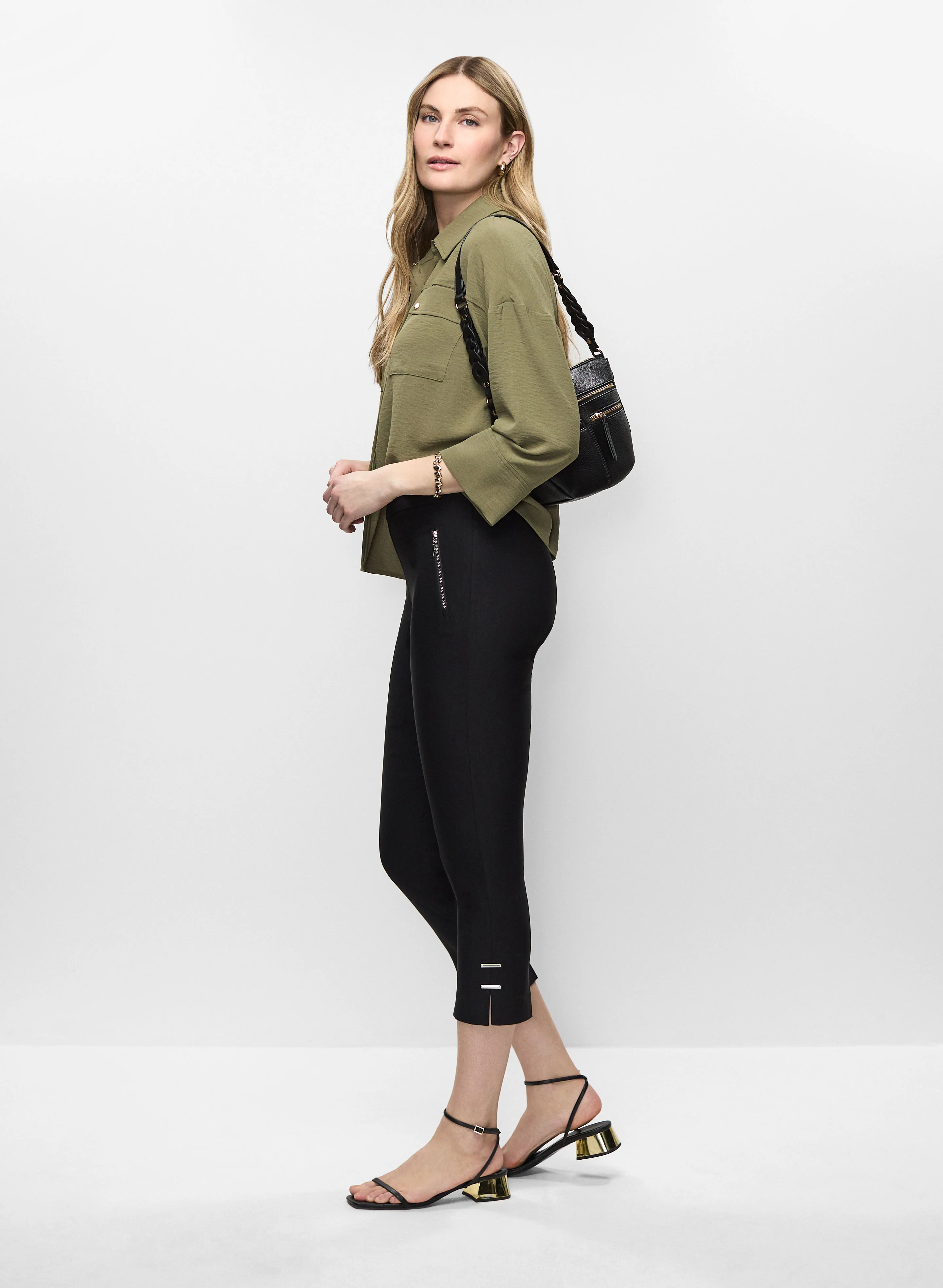 High Rise Pull-On Capris - Image 4