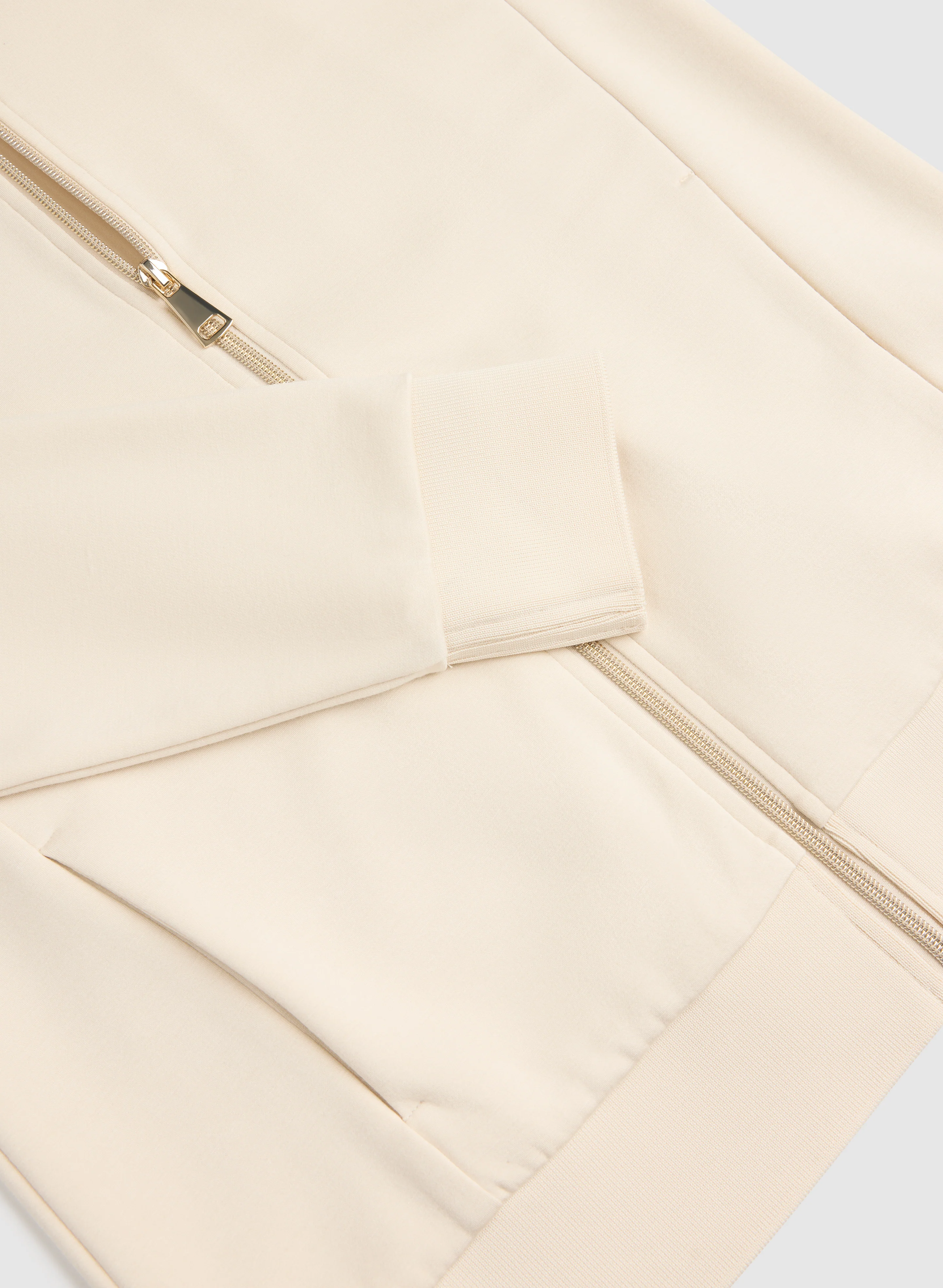 Hooded Lace-Up Detail Jacket - Image 7
