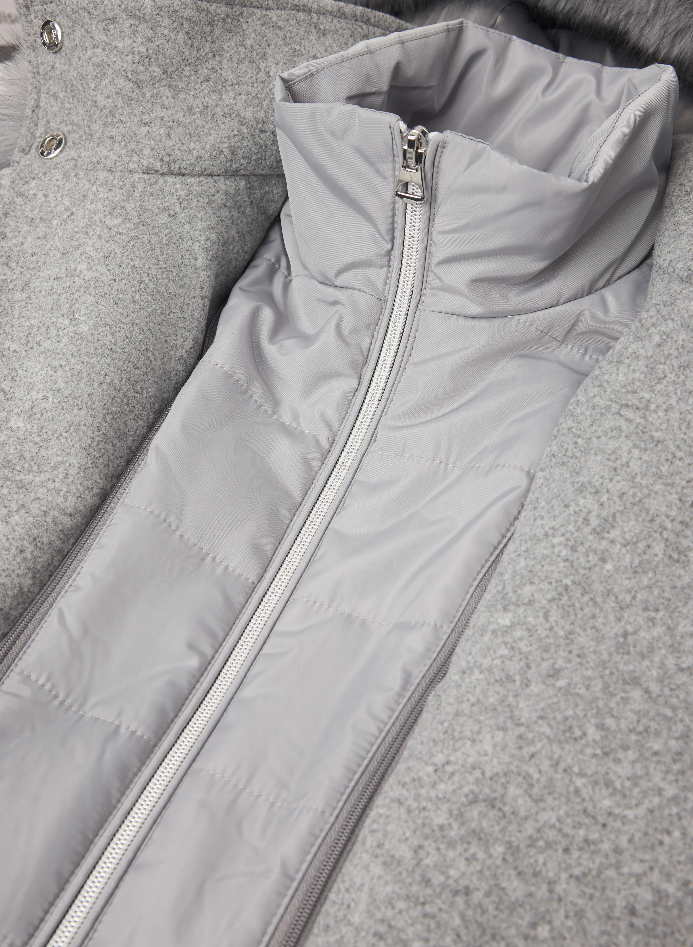 Hooded Stretch-Wool Coat - Image 7
