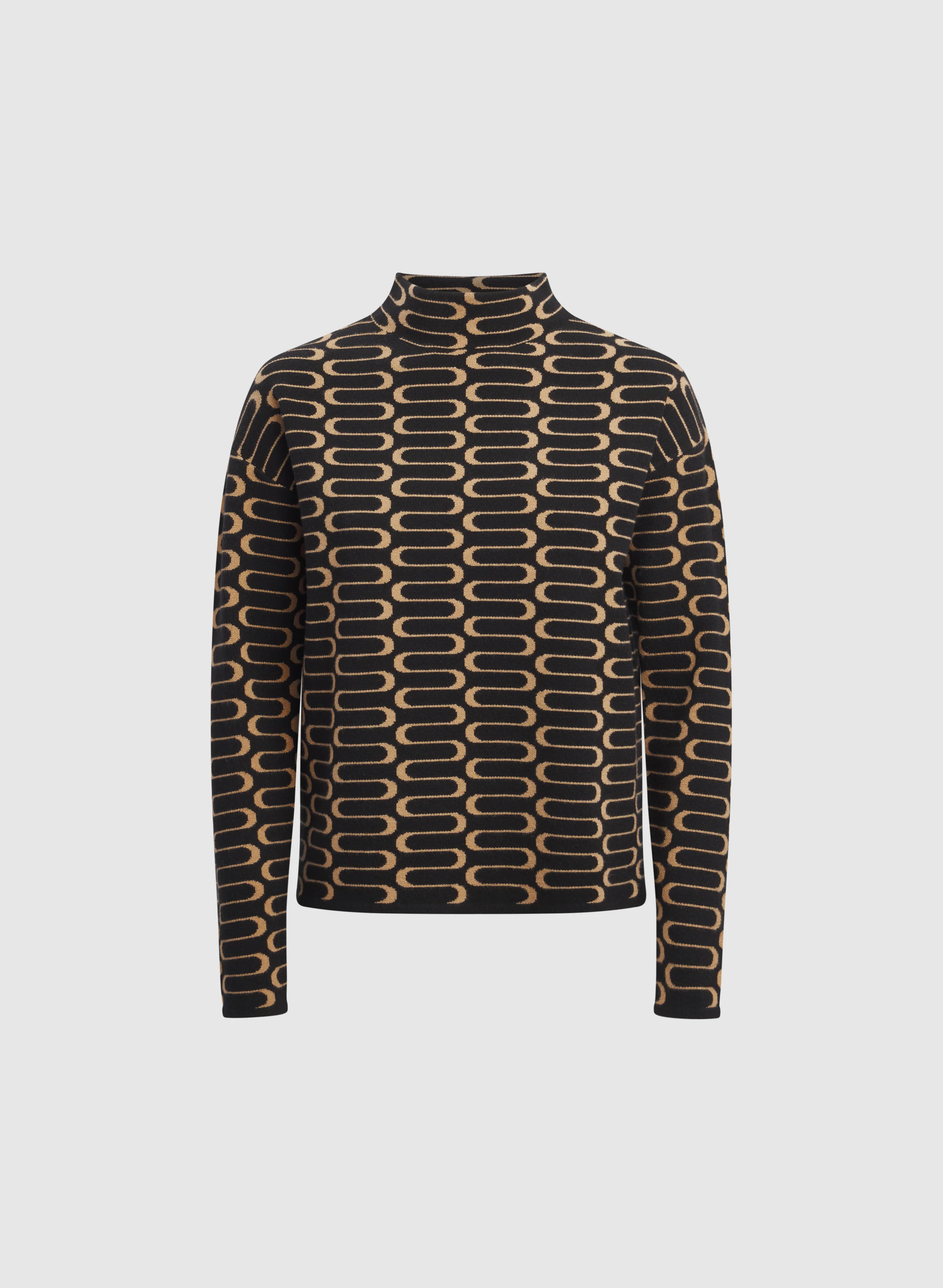 Jacquard Pattern Pullover - Image 6