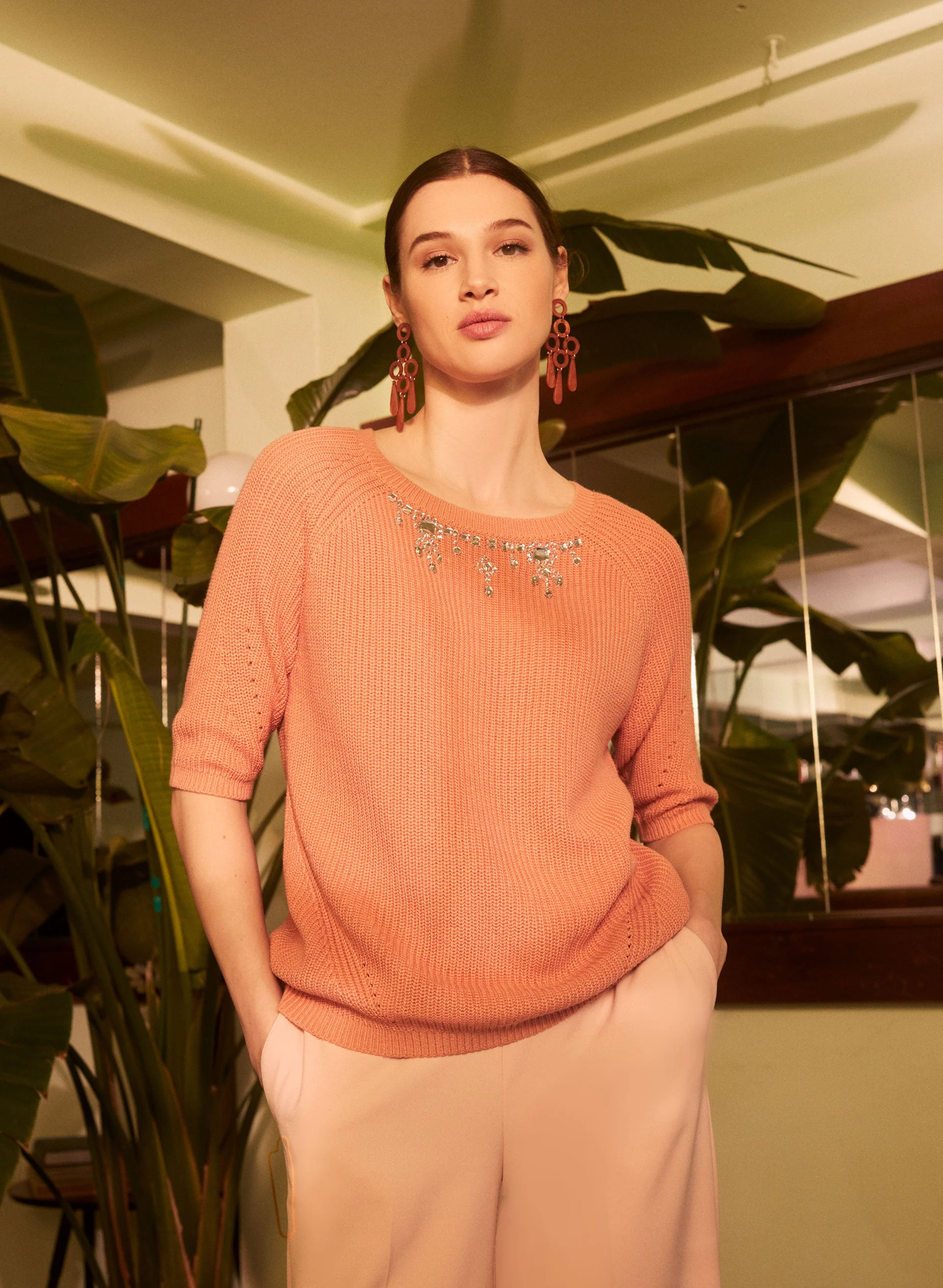 Jewel Detail Pullover - Image 3