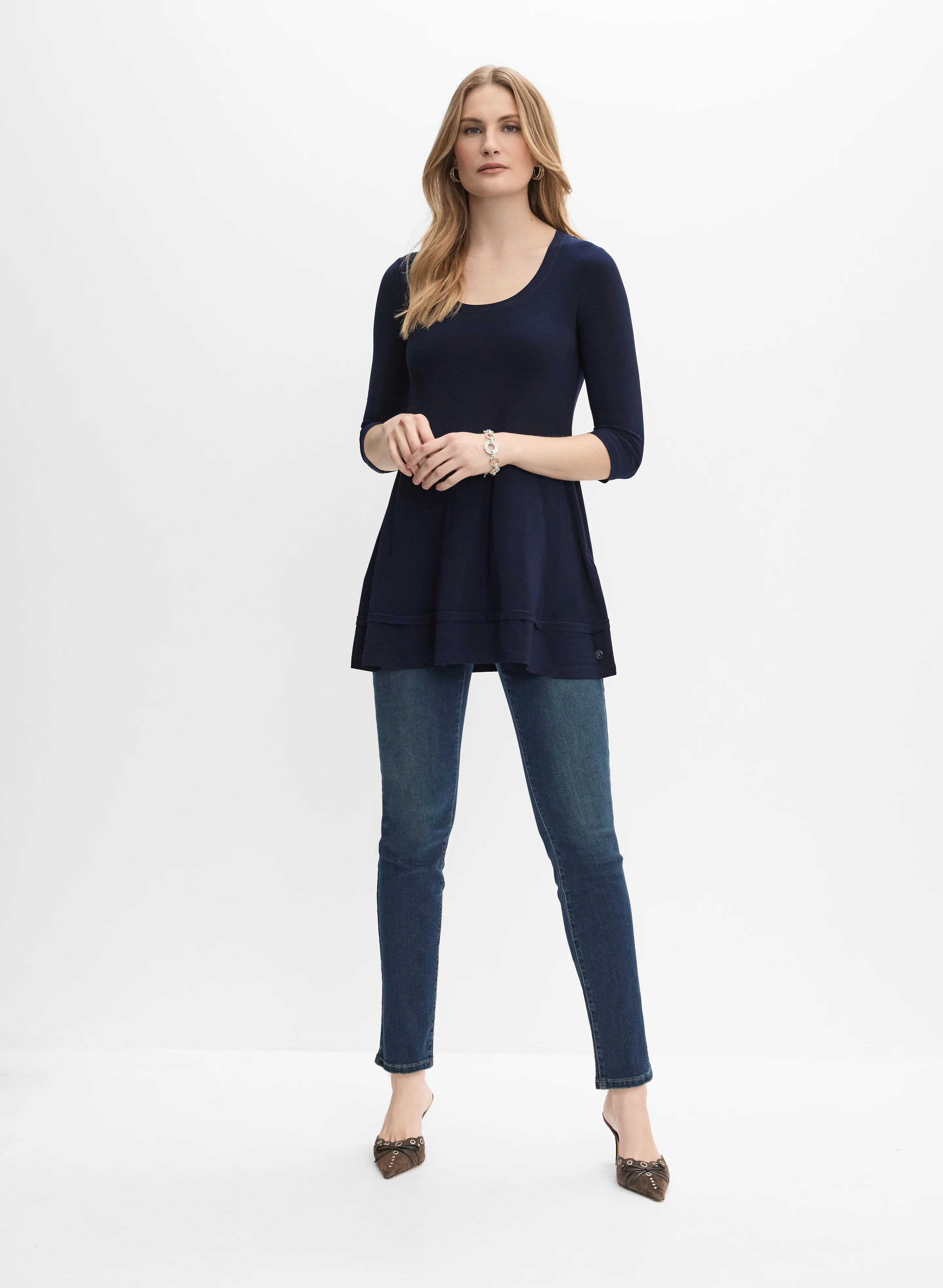 Joseph Ribkoff - 3/4 Sleeve Tunic - Image 3