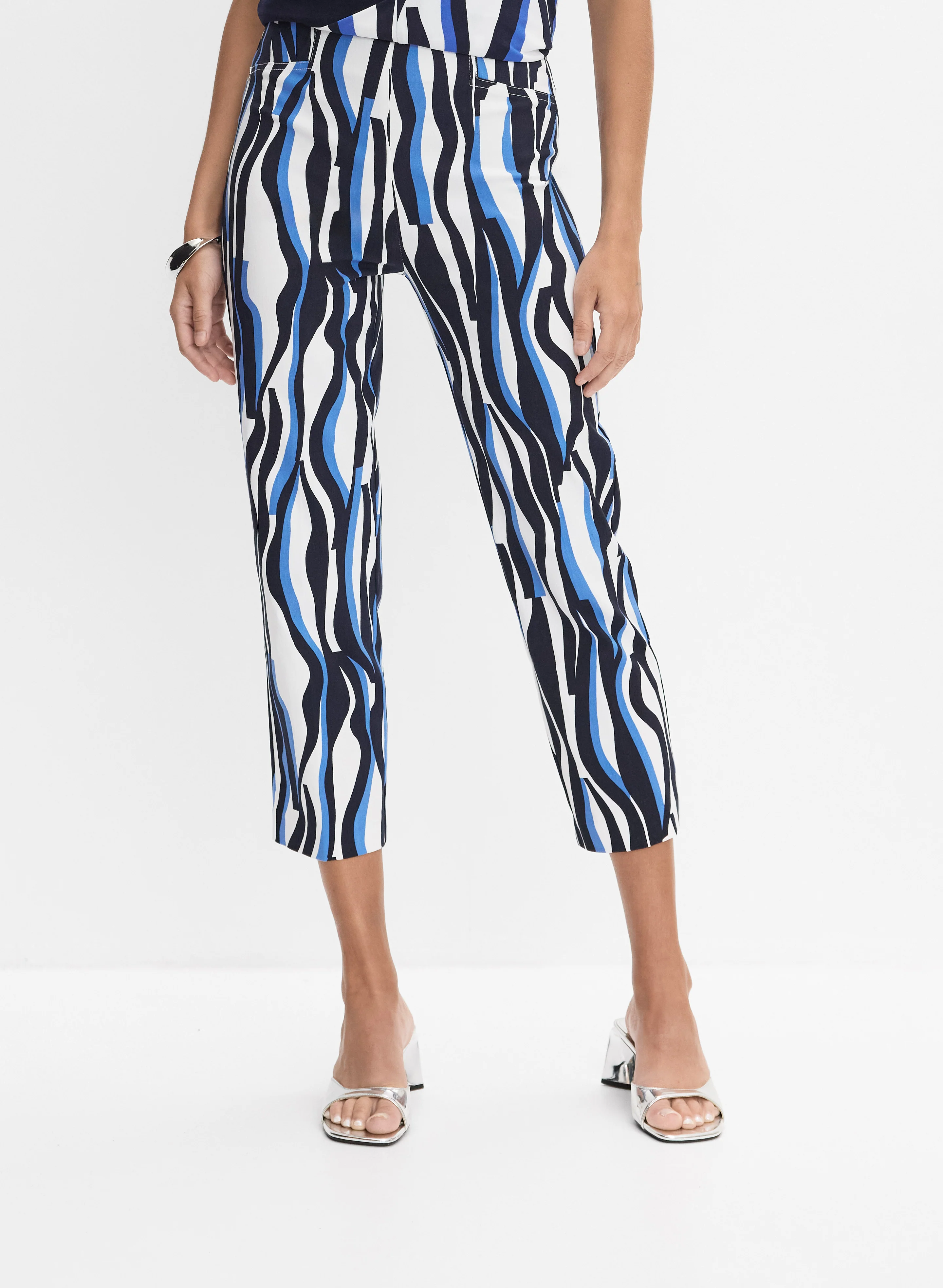Joseph Ribkoff - Abstract Print Capris