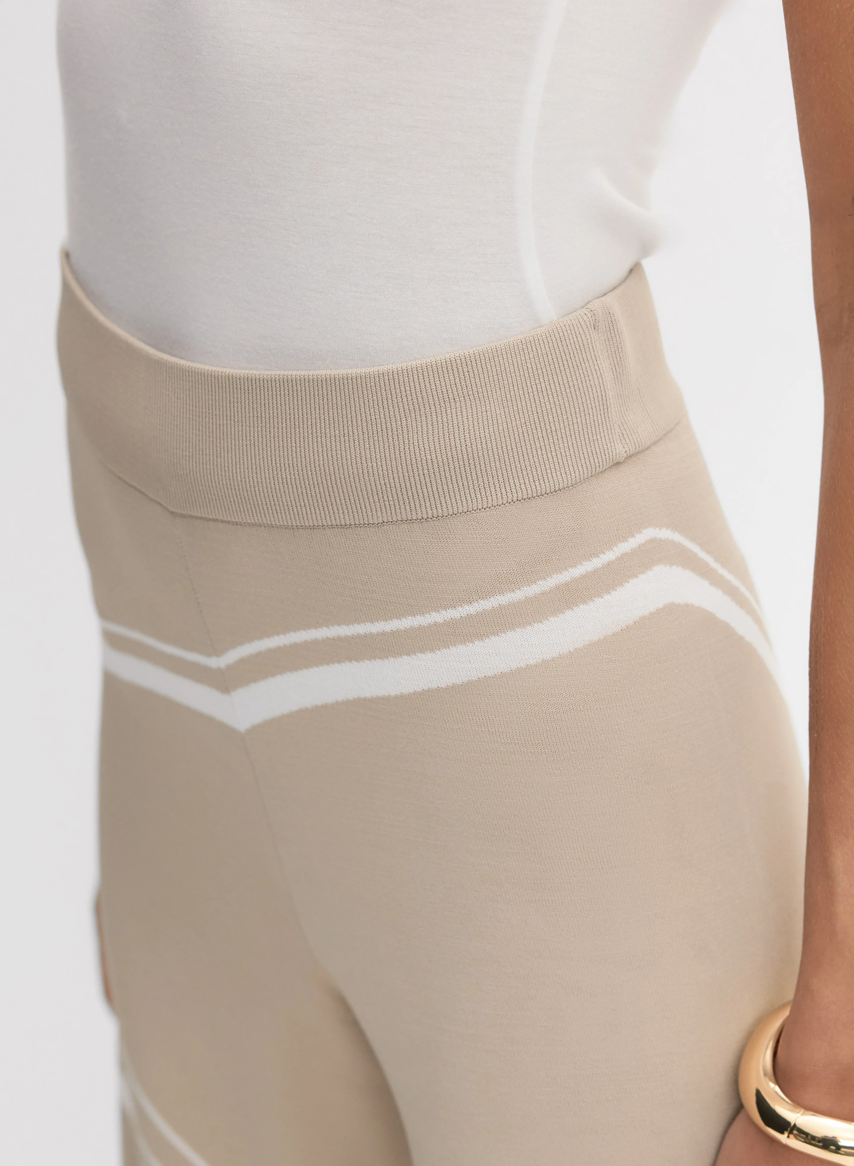 Joseph Ribkoff - Abstract Wide-Leg Pants - Image 4