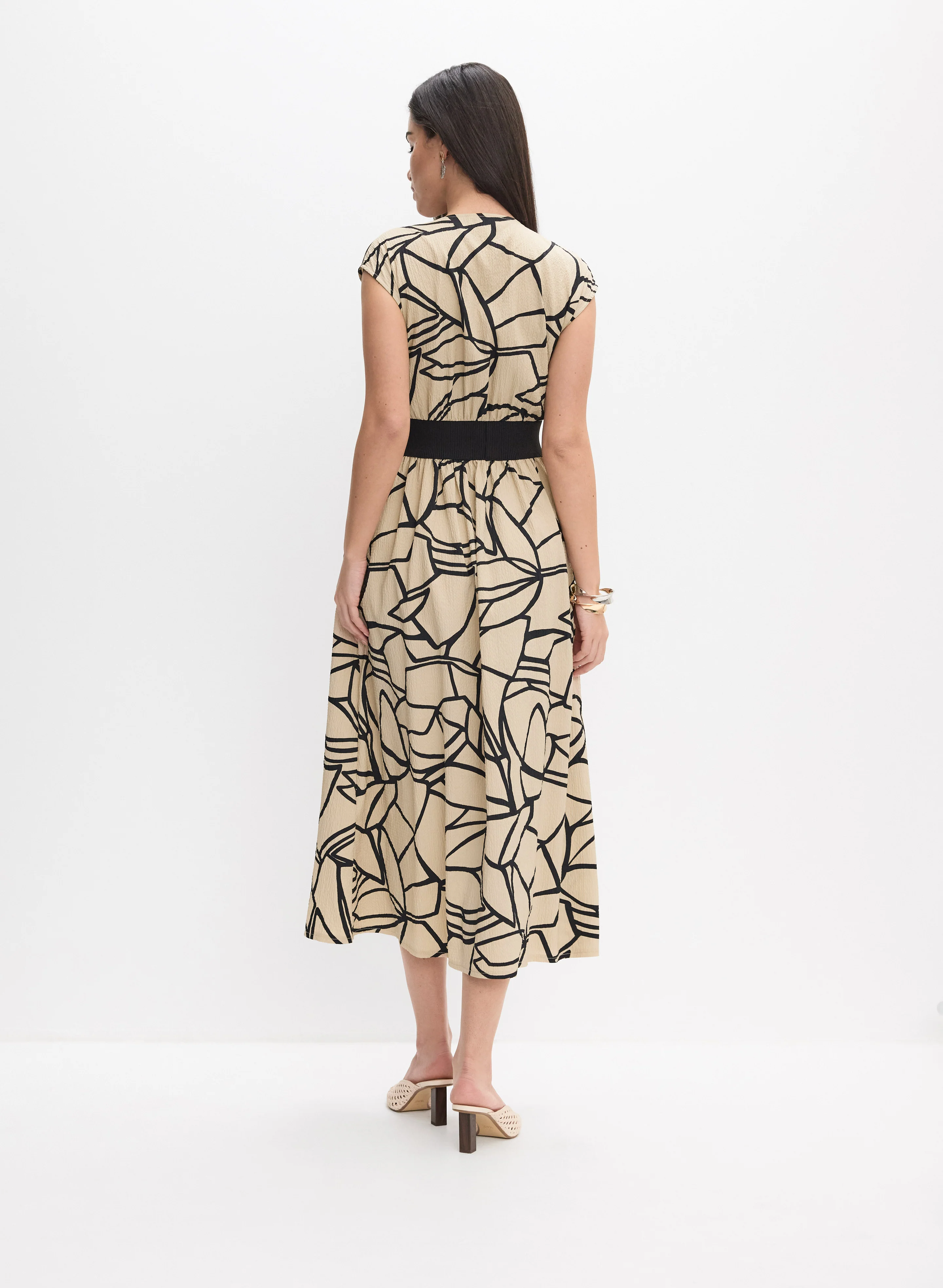 Joseph Ribkoff - Abstract Zip-Front Dress - Image 5