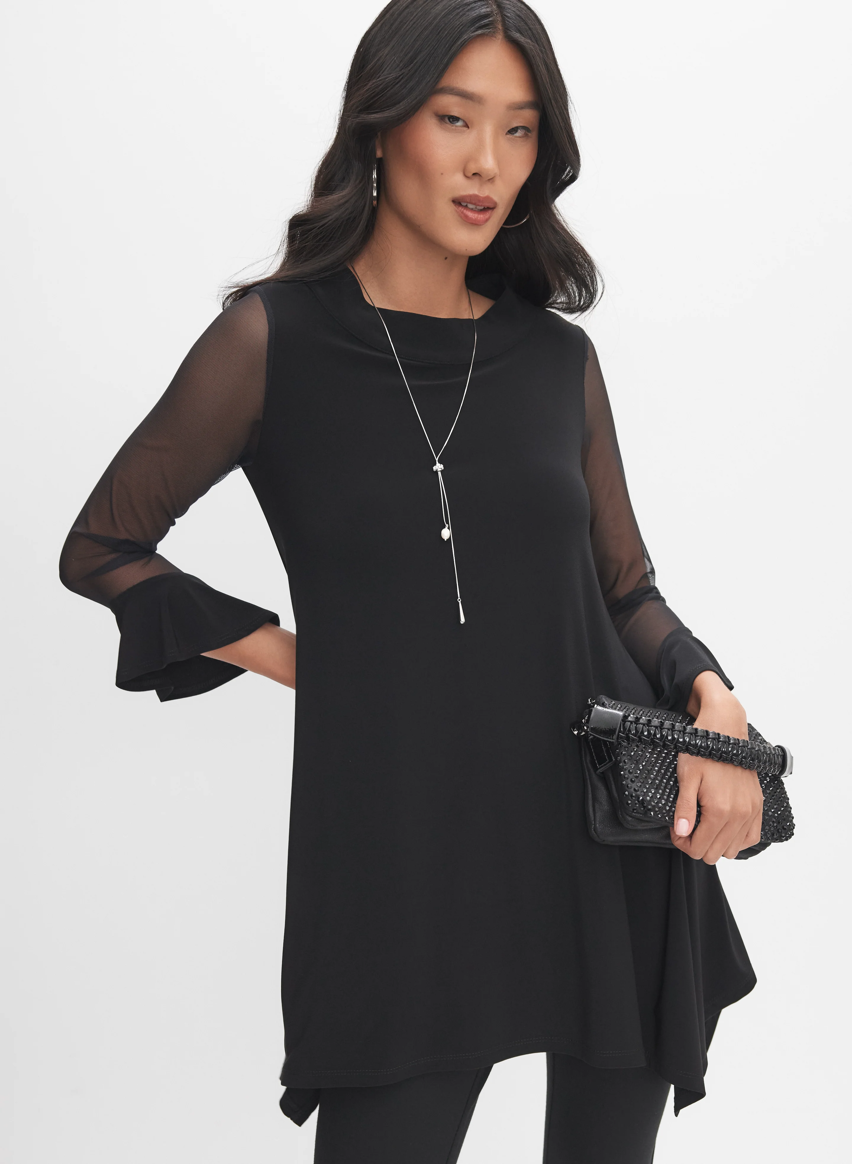 Joseph Ribkoff - Bell Cuff Tunic Top