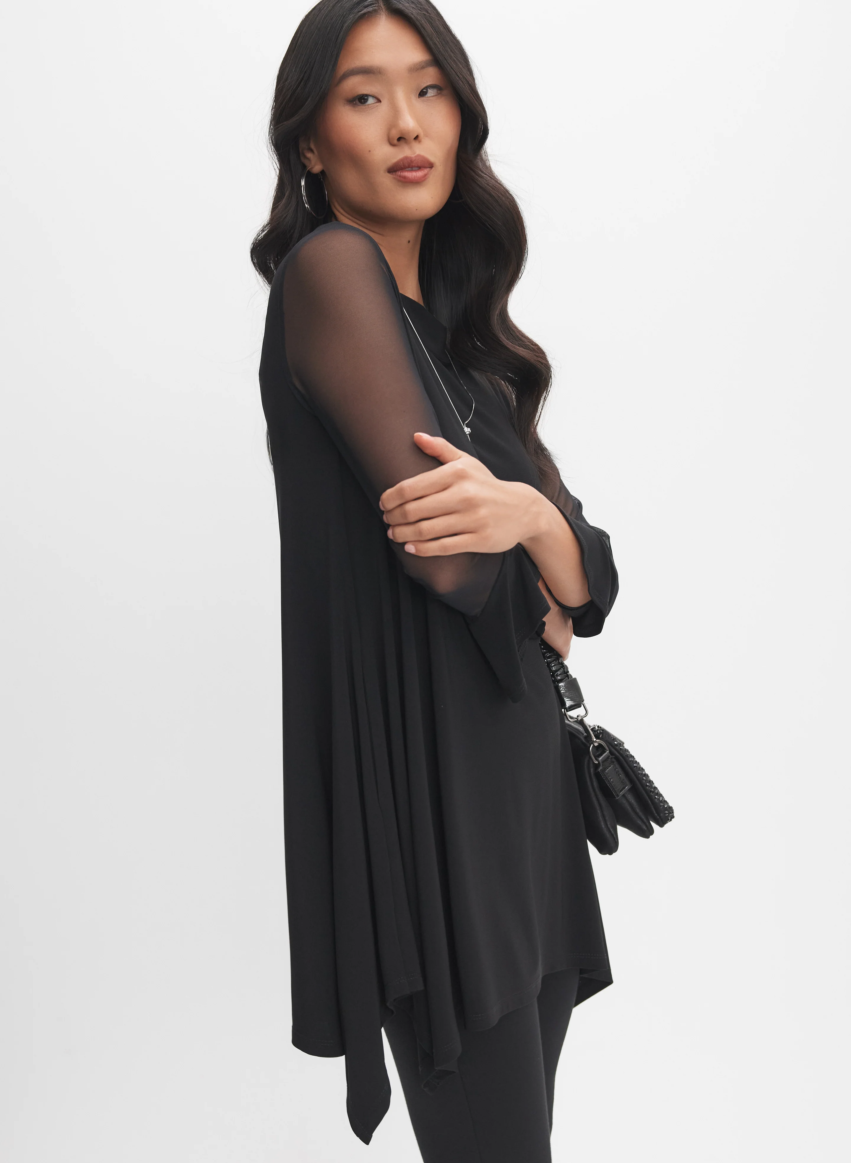 Joseph Ribkoff - Bell Cuff Tunic Top - Image 5