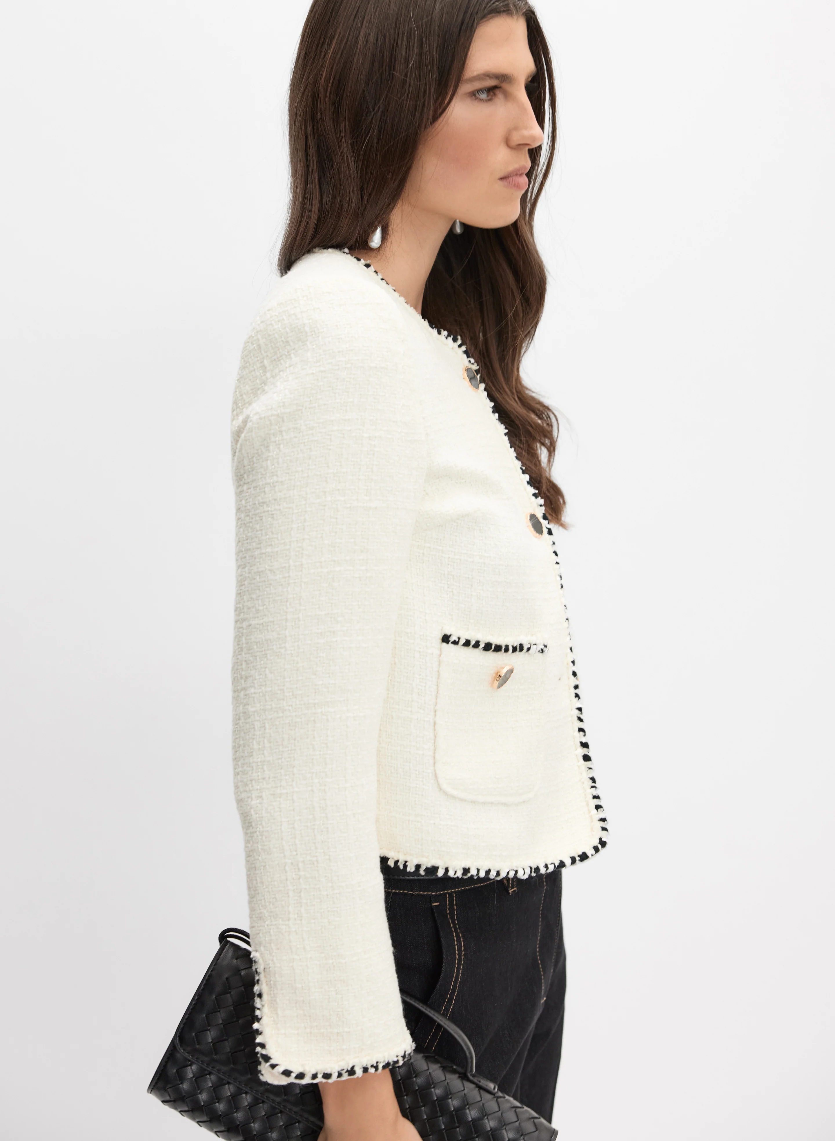 Joseph Ribkoff - Bouclé Jacket - Image 5