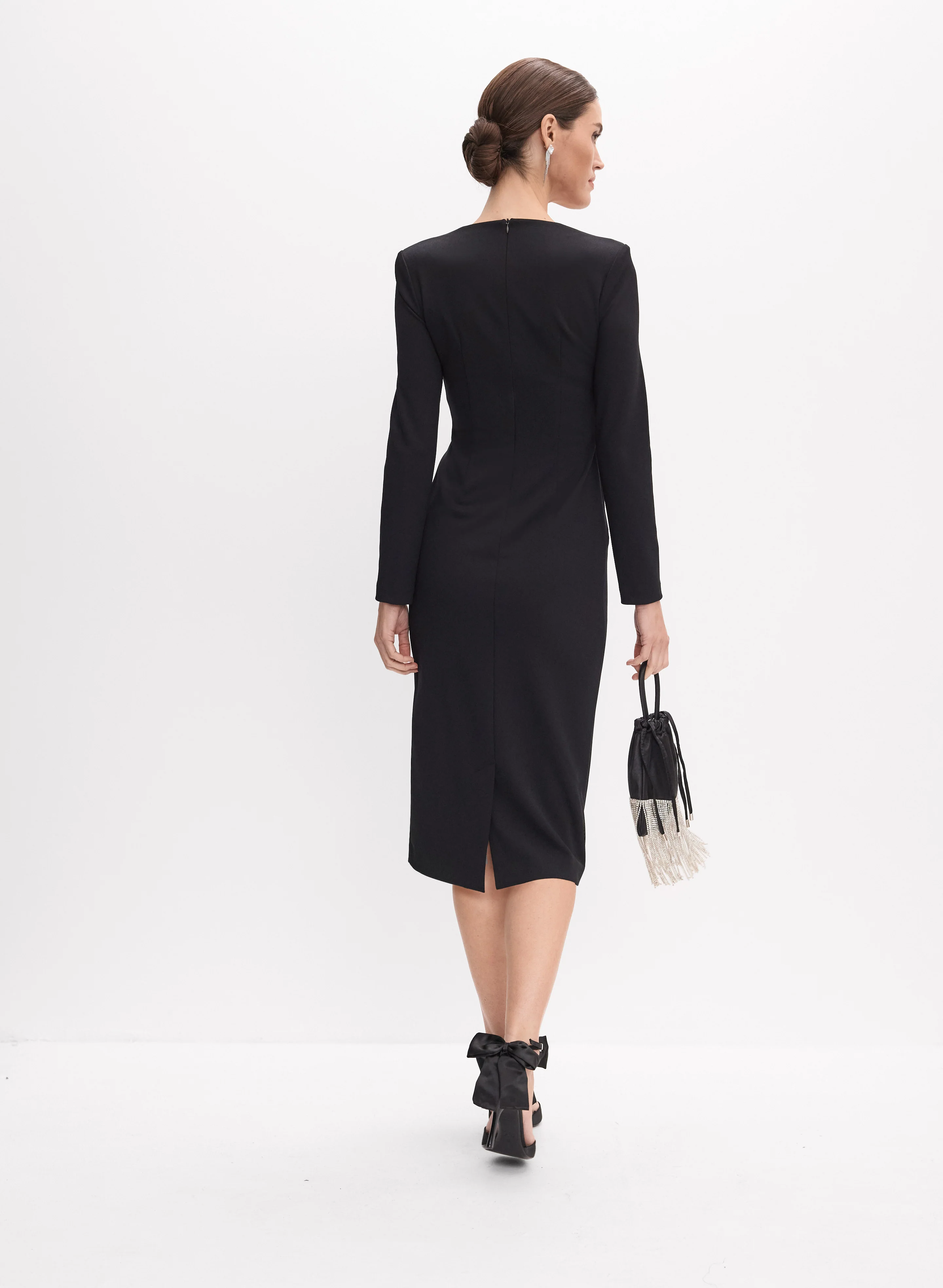 Joseph Ribkoff - Bow Detail Dress - Image 5