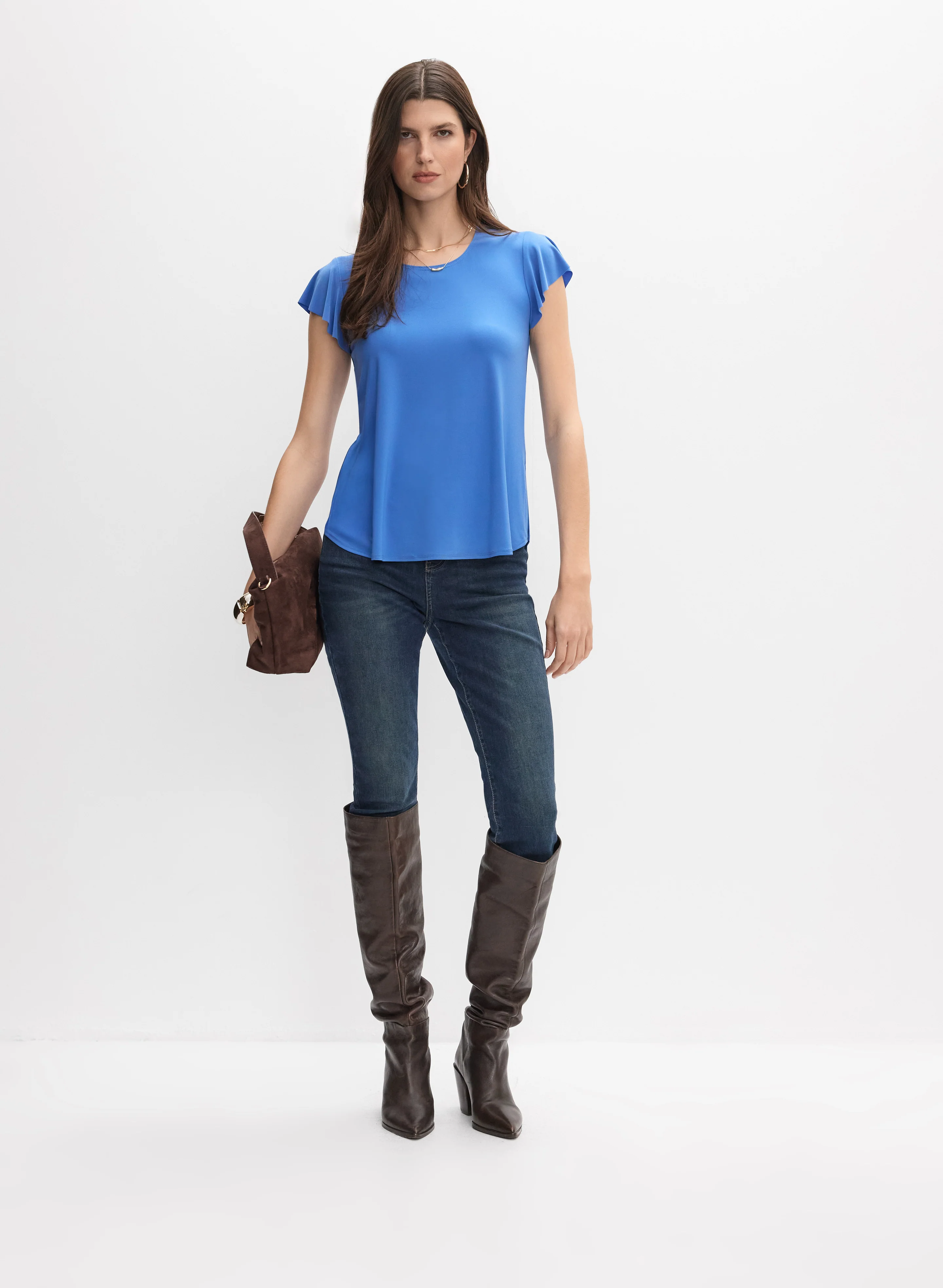 Joseph Ribkoff - Crew Neck Top - Image 3