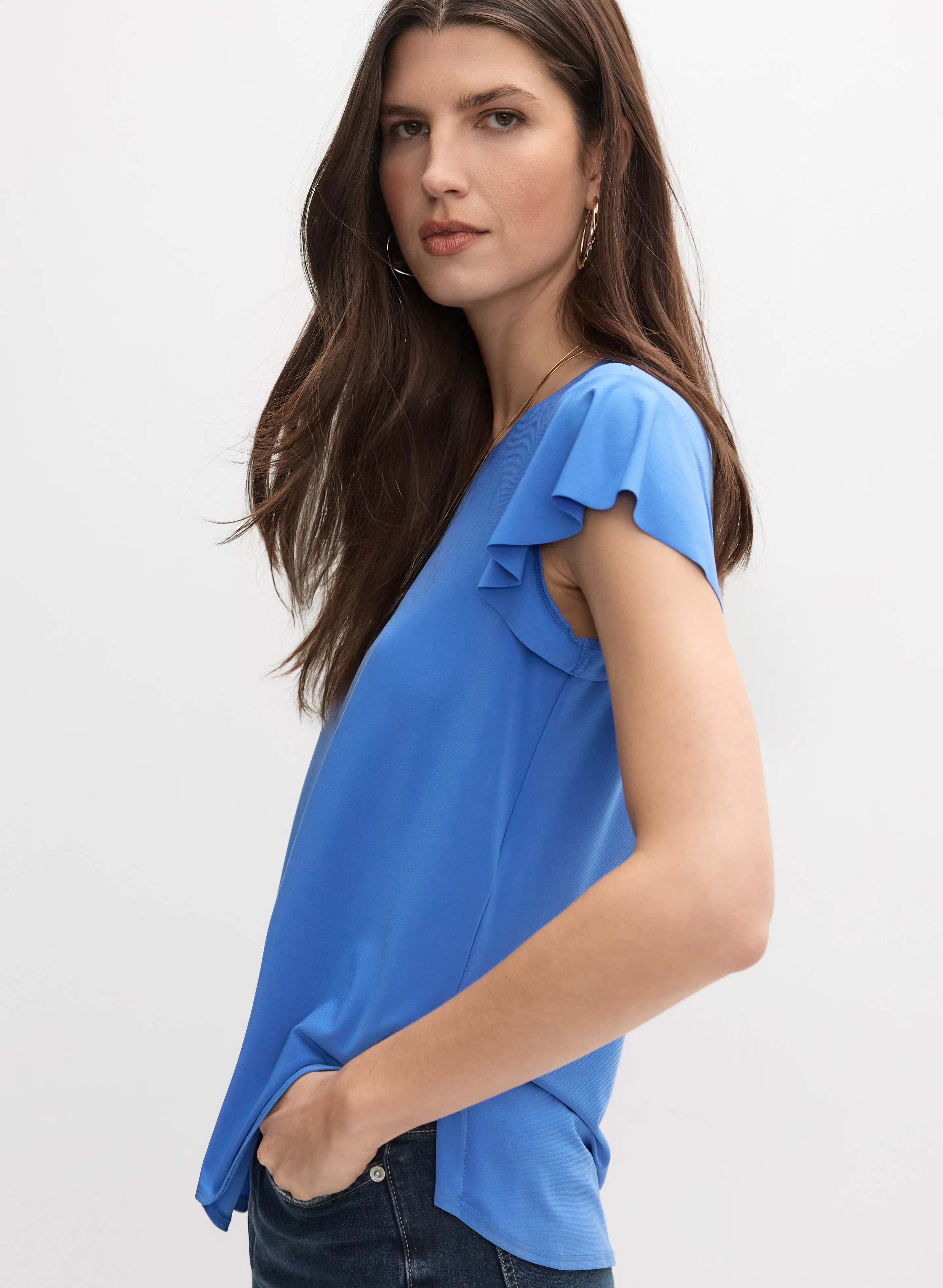 Joseph Ribkoff - Crew Neck Top - Image 5