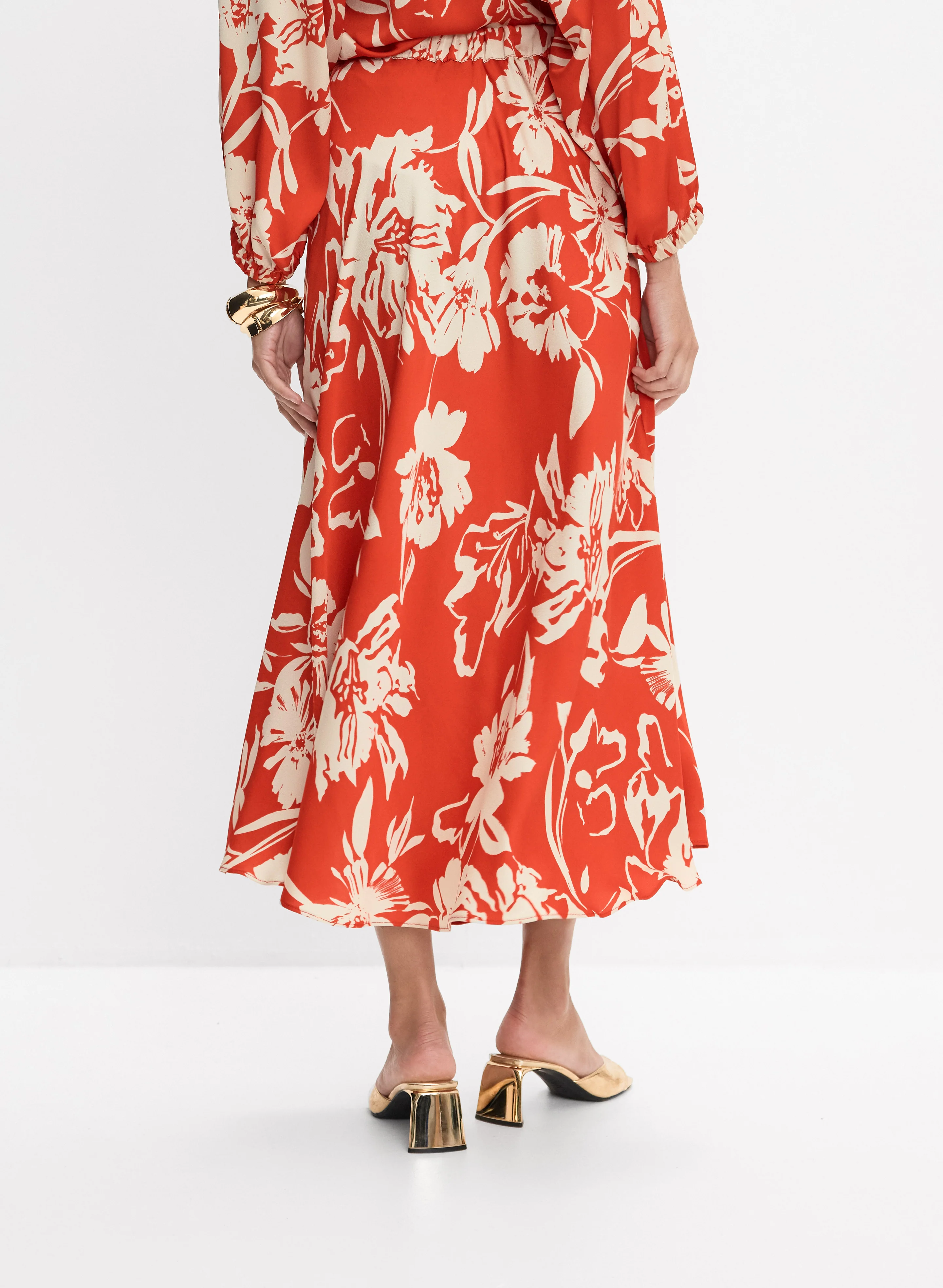 Joseph Ribkoff - Floral A-line Skirt - Image 2